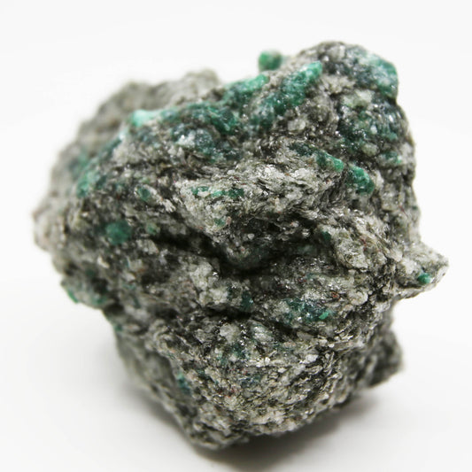 Natural emerald in a matrix of quartz and mica.
