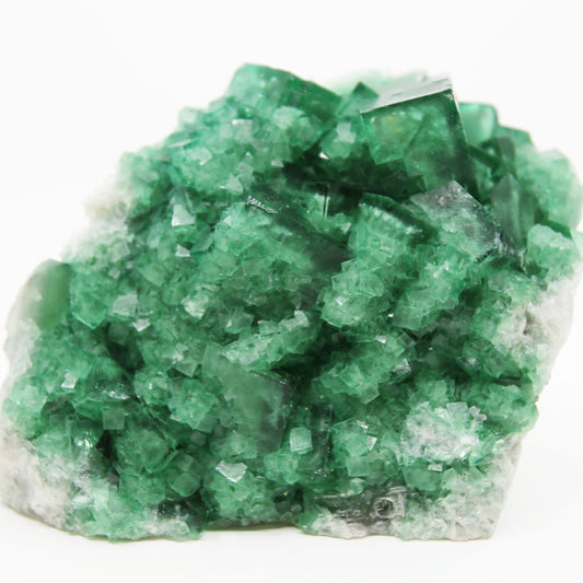 Glittery Large Cubic Fluorite Crystal