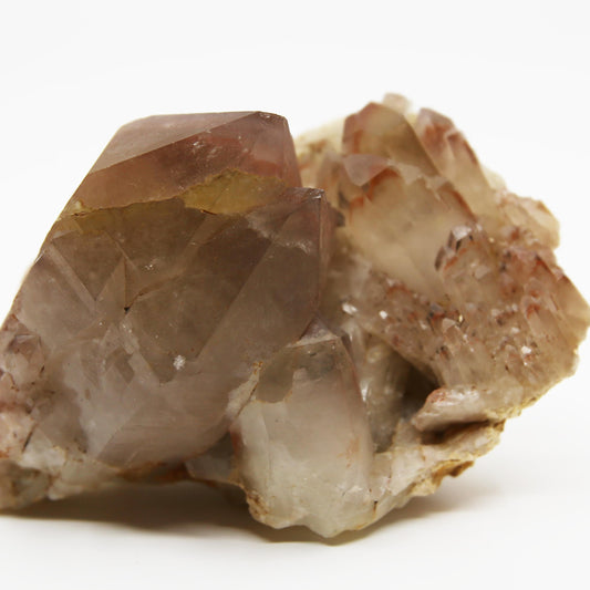 Red Hematite Quartz Cluster