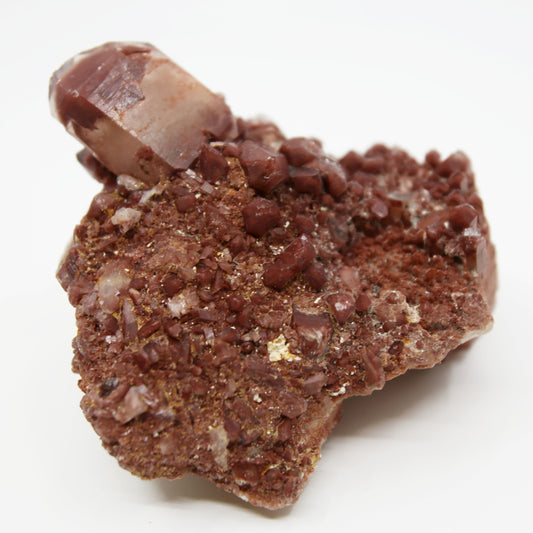 Hematite Quartz Cluster