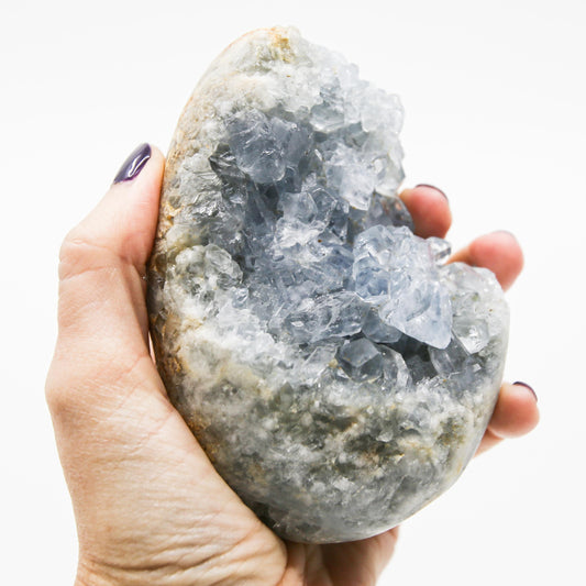Druzy Celestite Geode