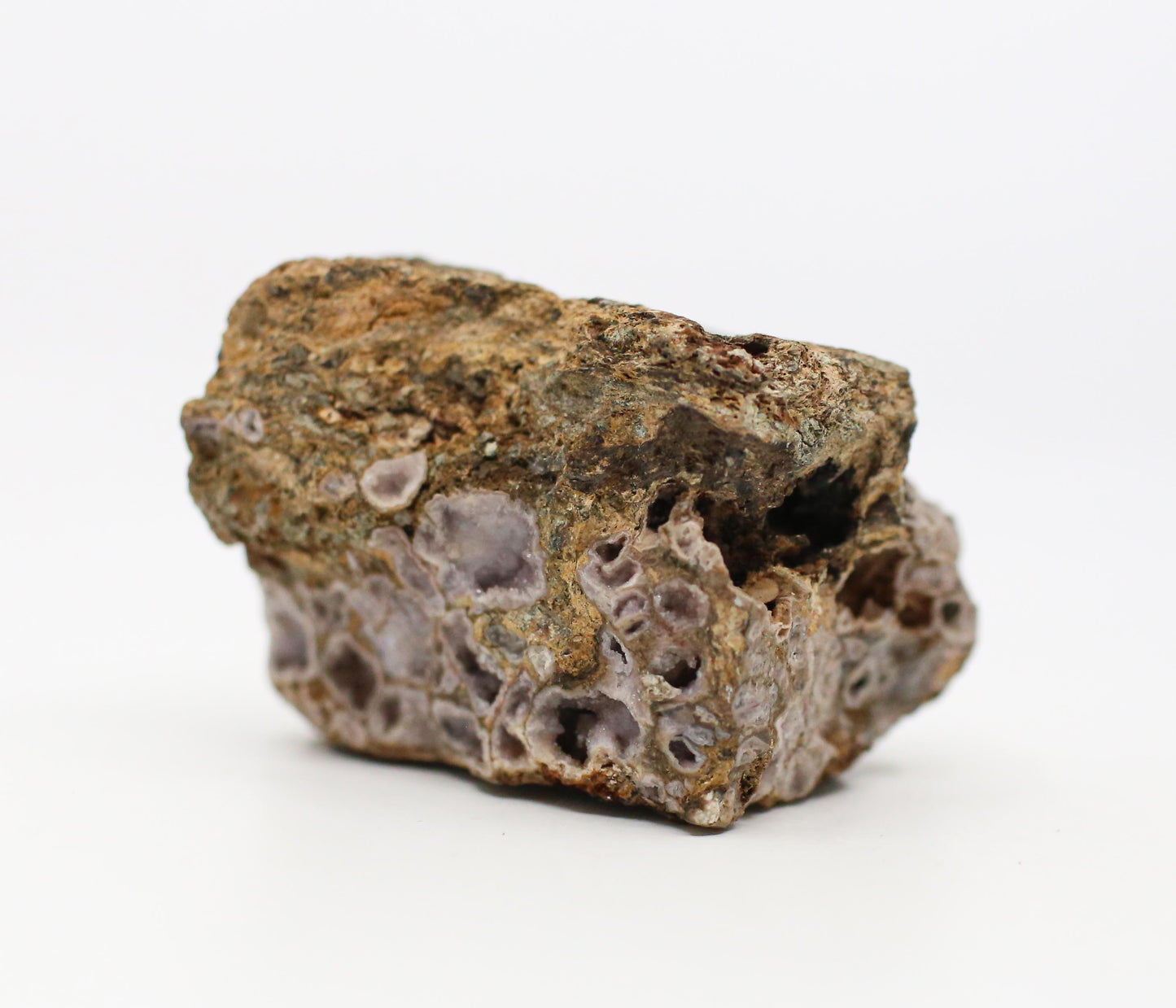 Druzy Mineral Geode Specimen From Lemur Island