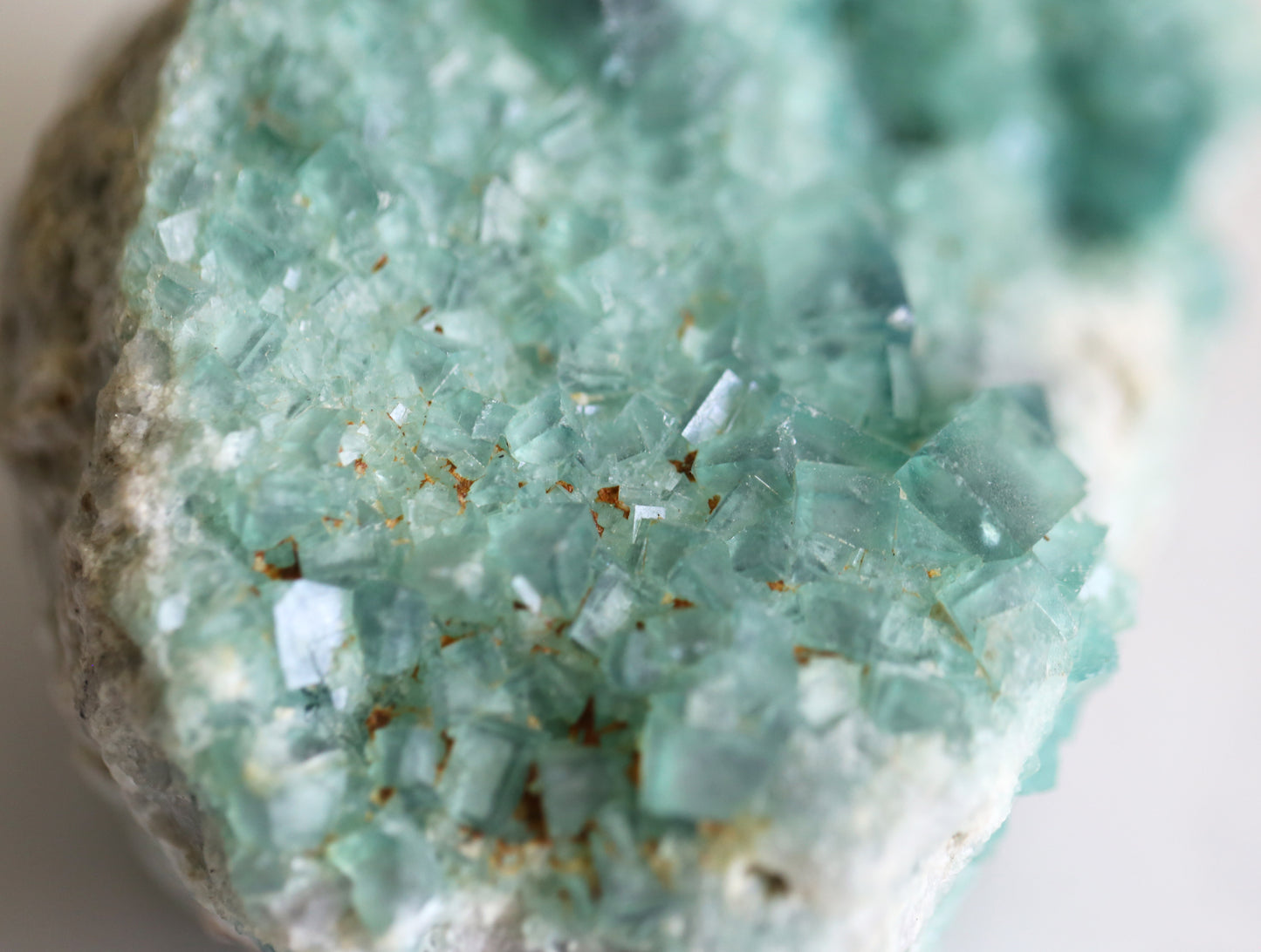 Glittery Cubic Fluorite Freeform