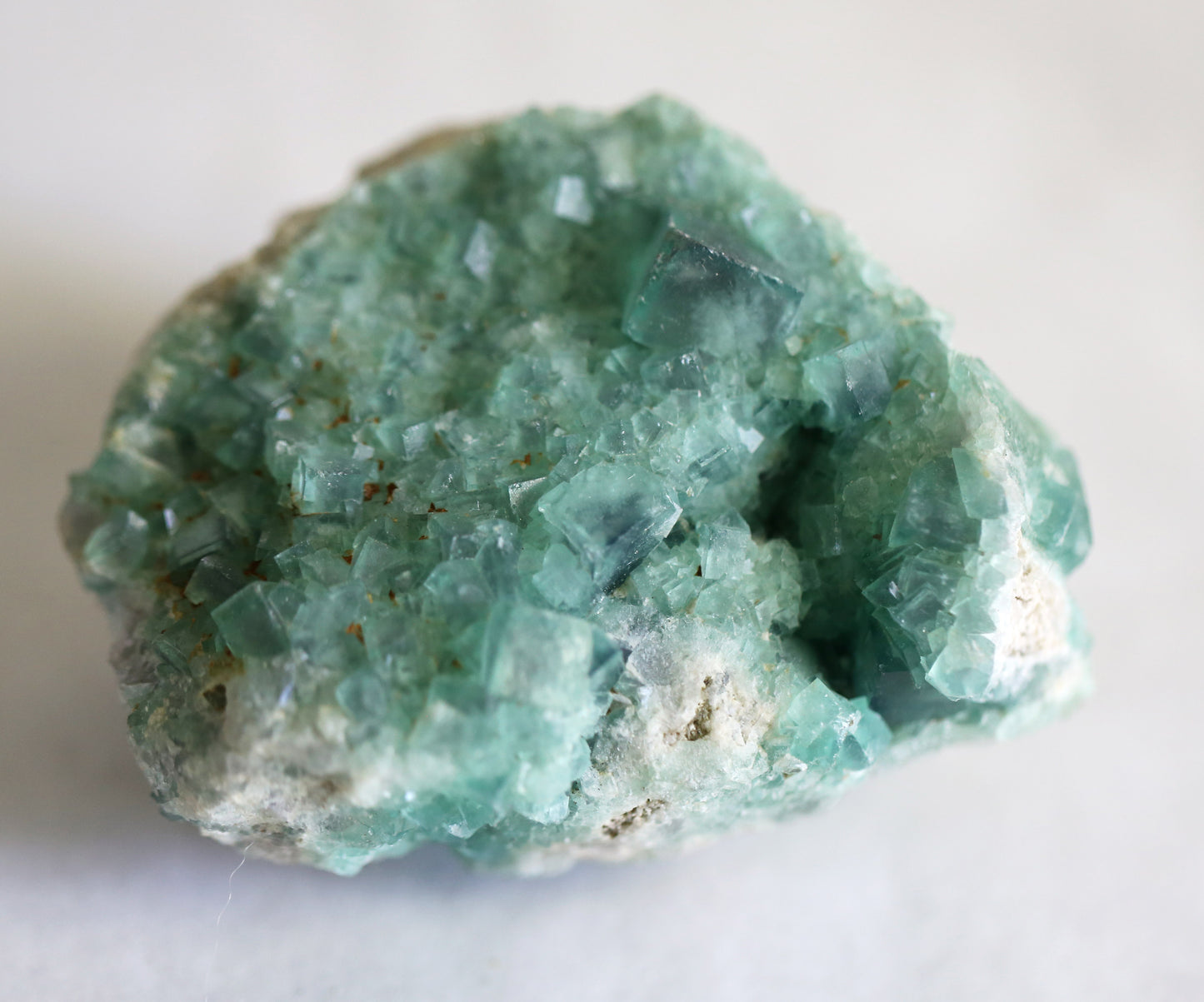 Glittery Cubic Fluorite Freeform