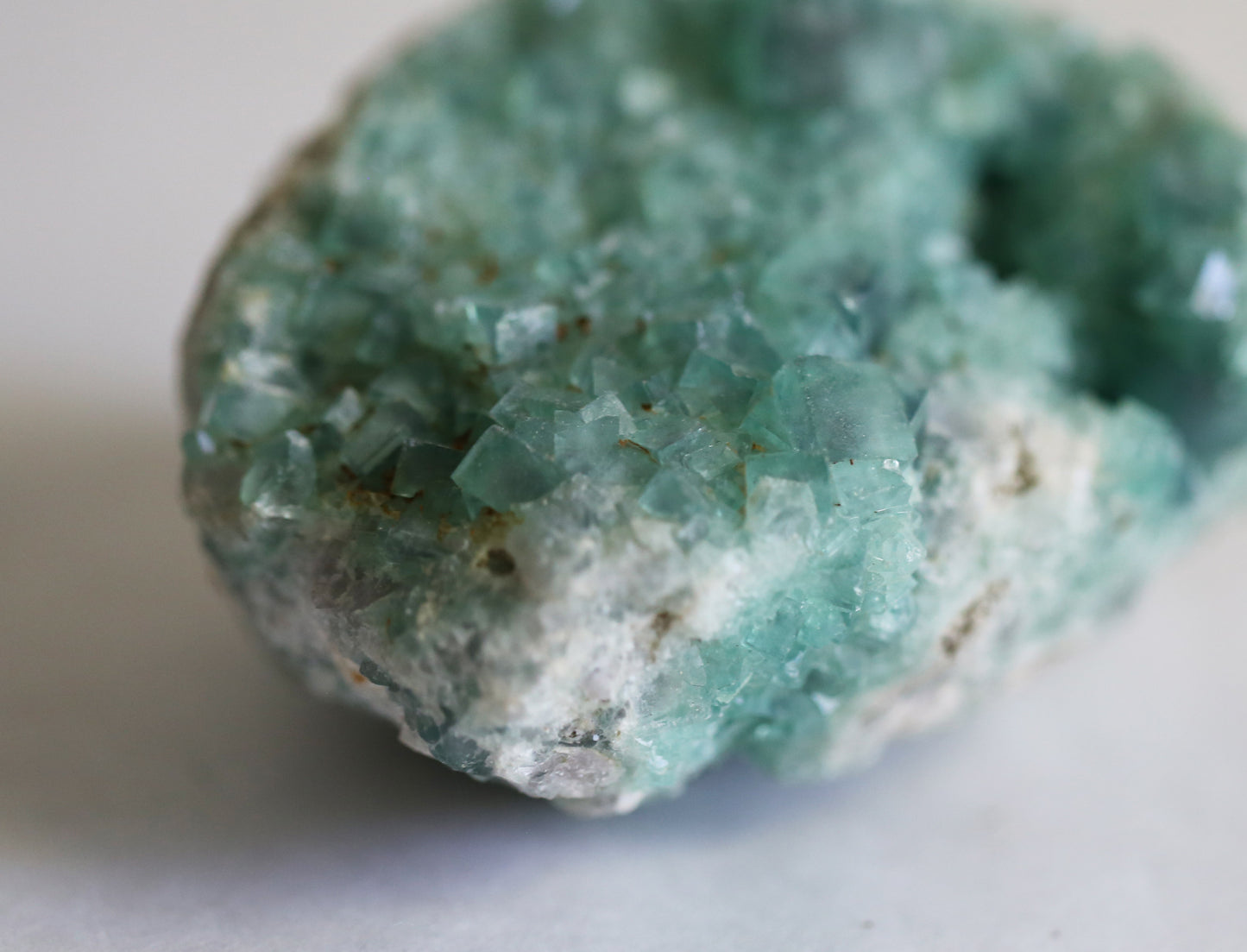 Glittery Cubic Fluorite Freeform