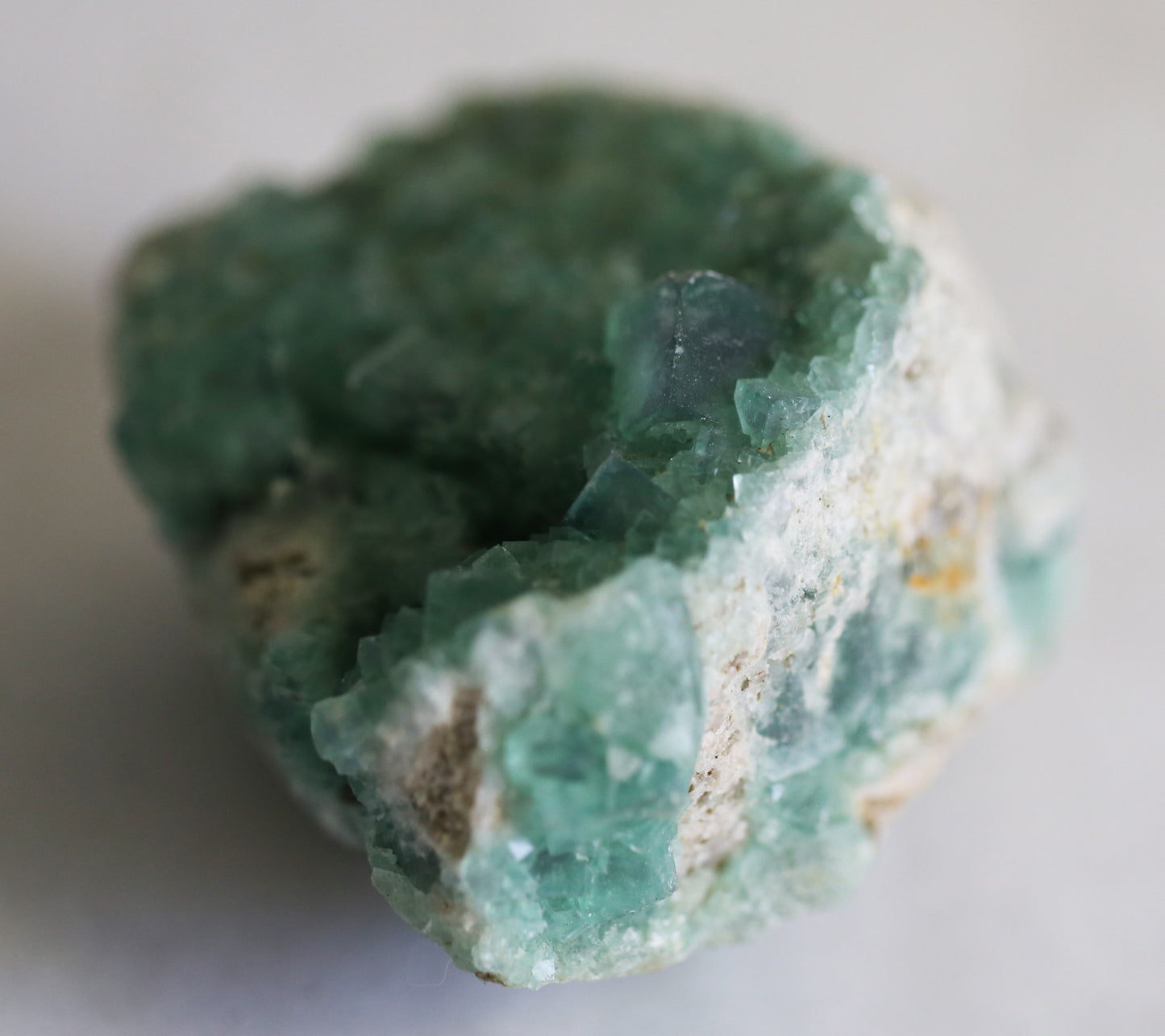 Glittery Cubic Fluorite Freeform