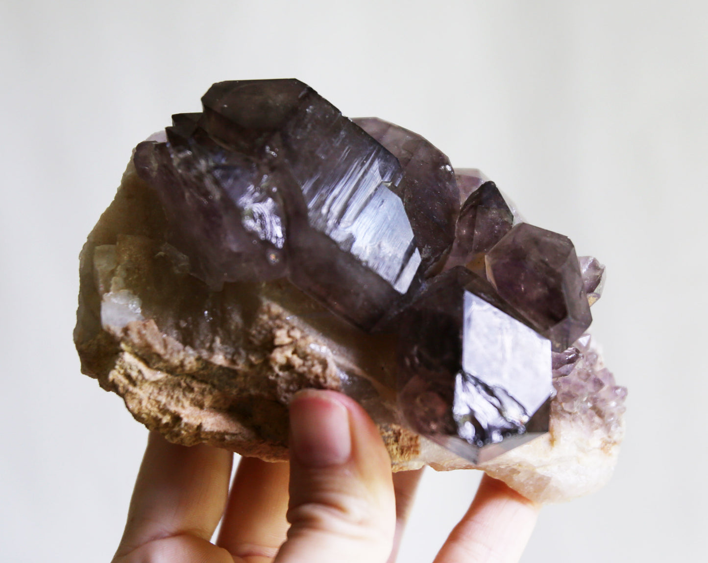 Black Amethyst Cluster