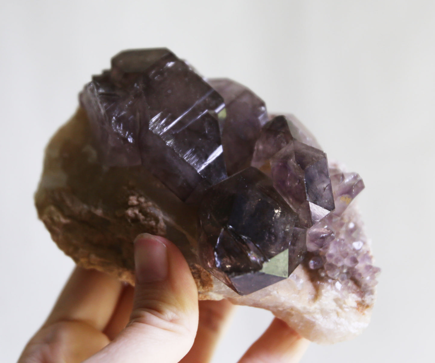 Black Amethyst Cluster