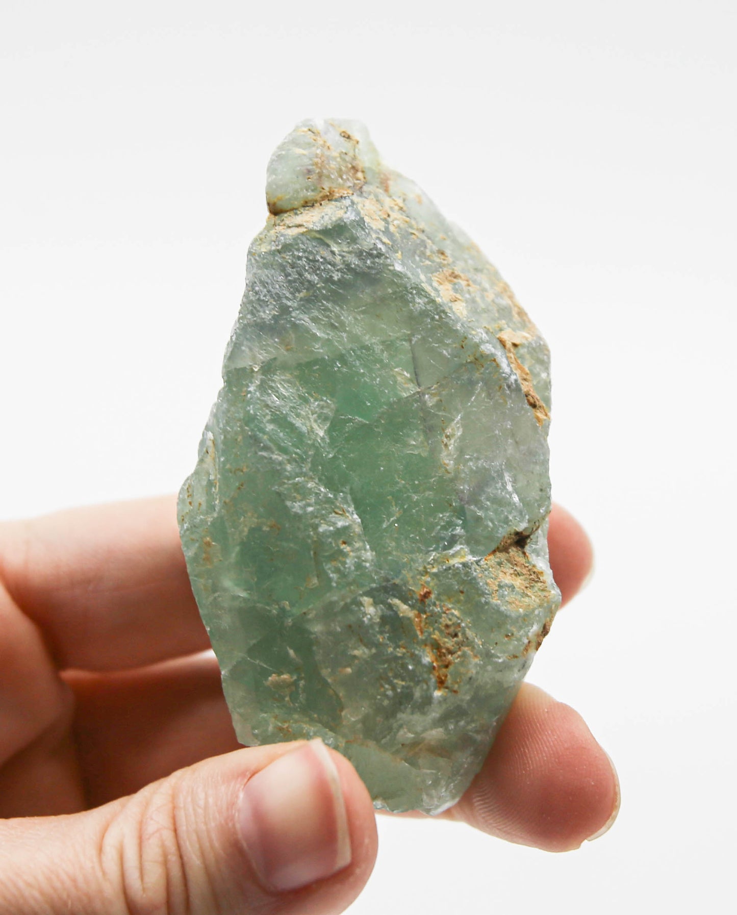 Natural Green Fluorite Crystal