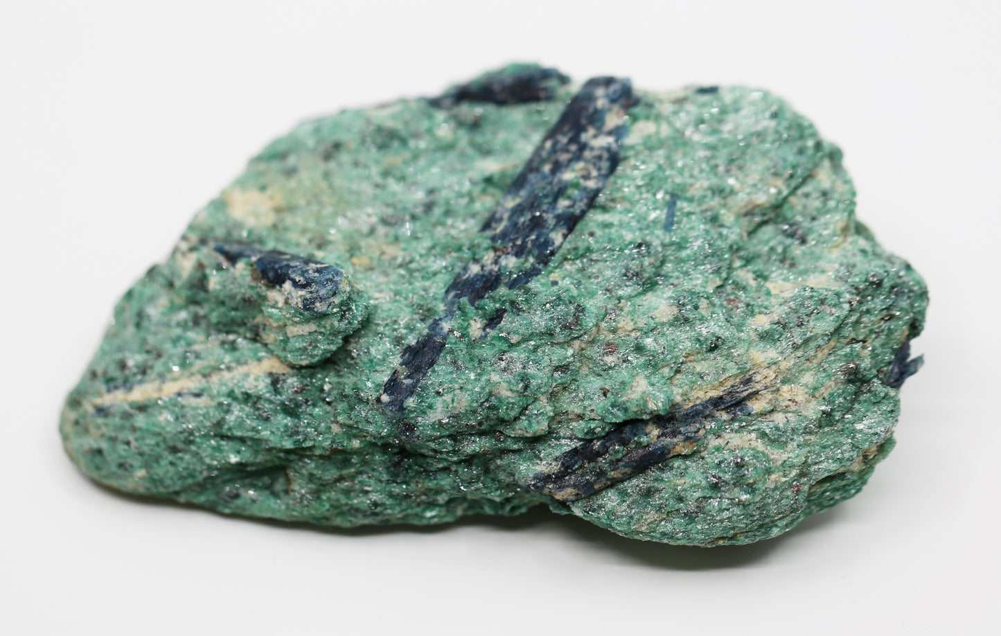 Green Kyanite in Fuchsite Matrix