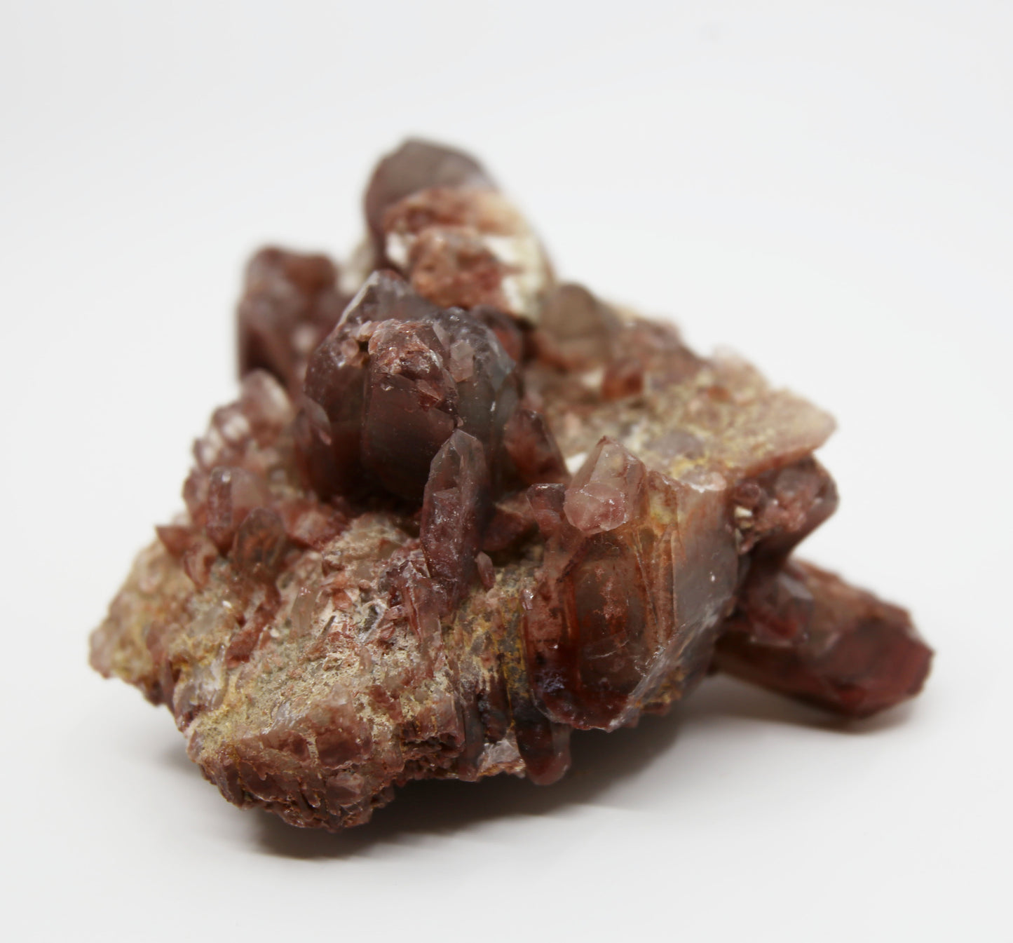 Hematite Quartz Cluster