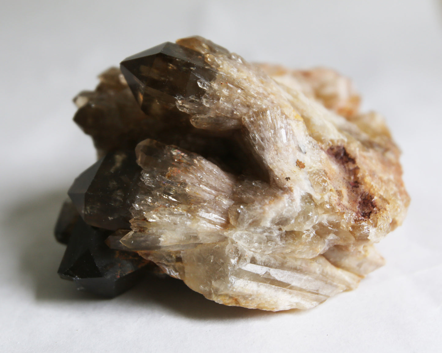 Natural Smoky Citrine Cluster