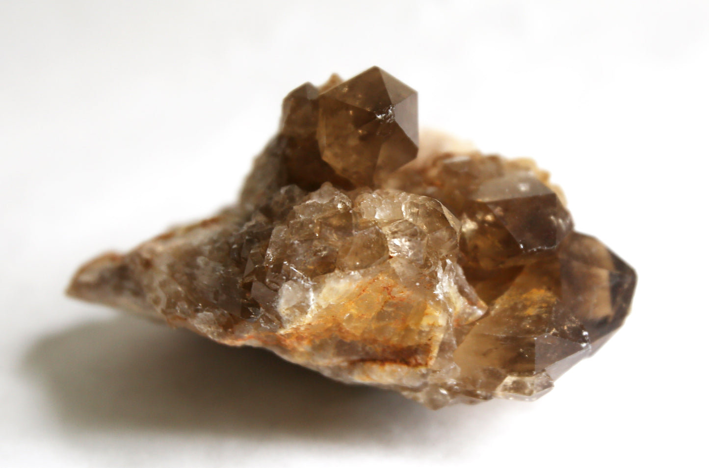Natural Smoky Citrine Cluster