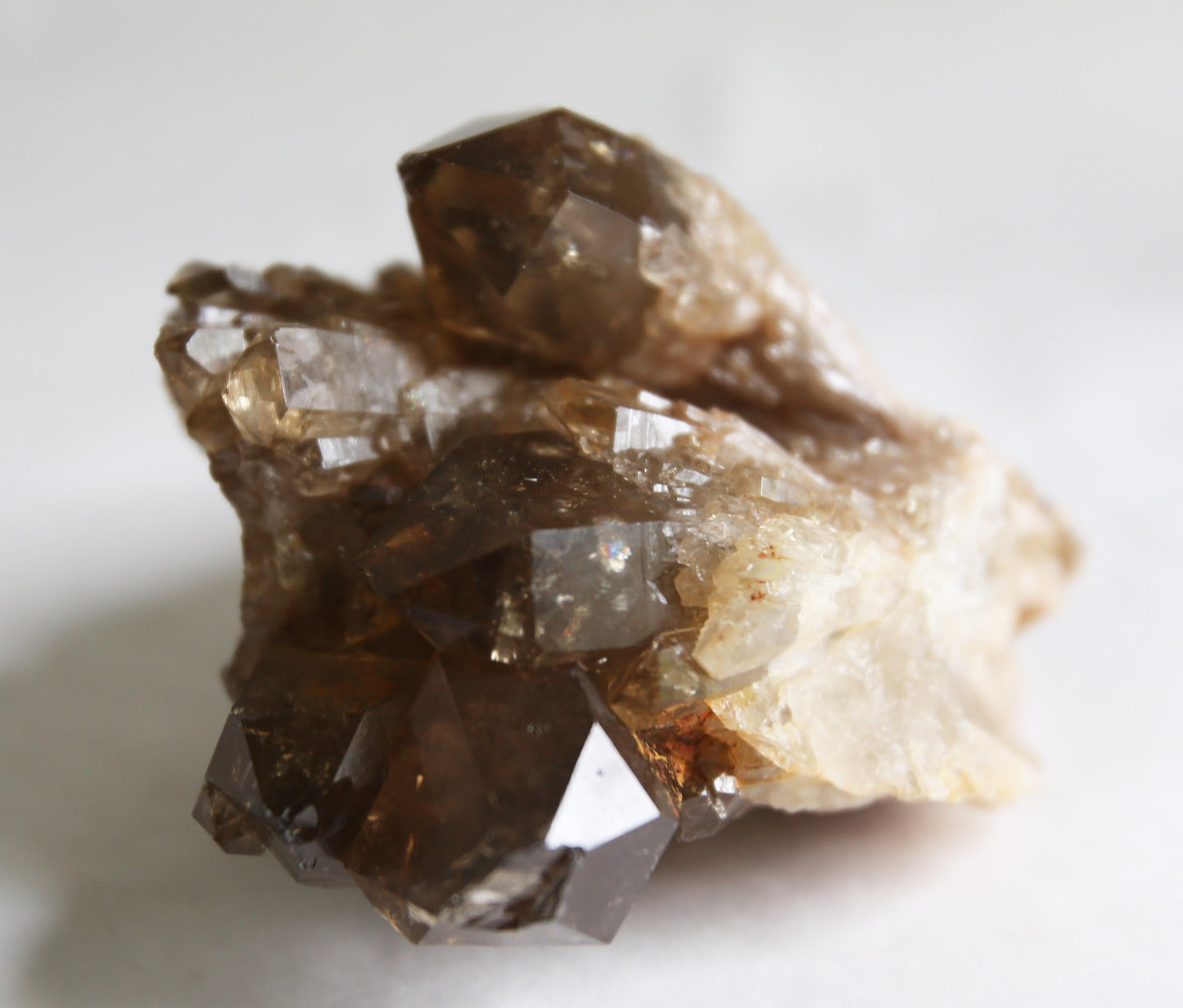 Natural Smoky Citrine Cluster