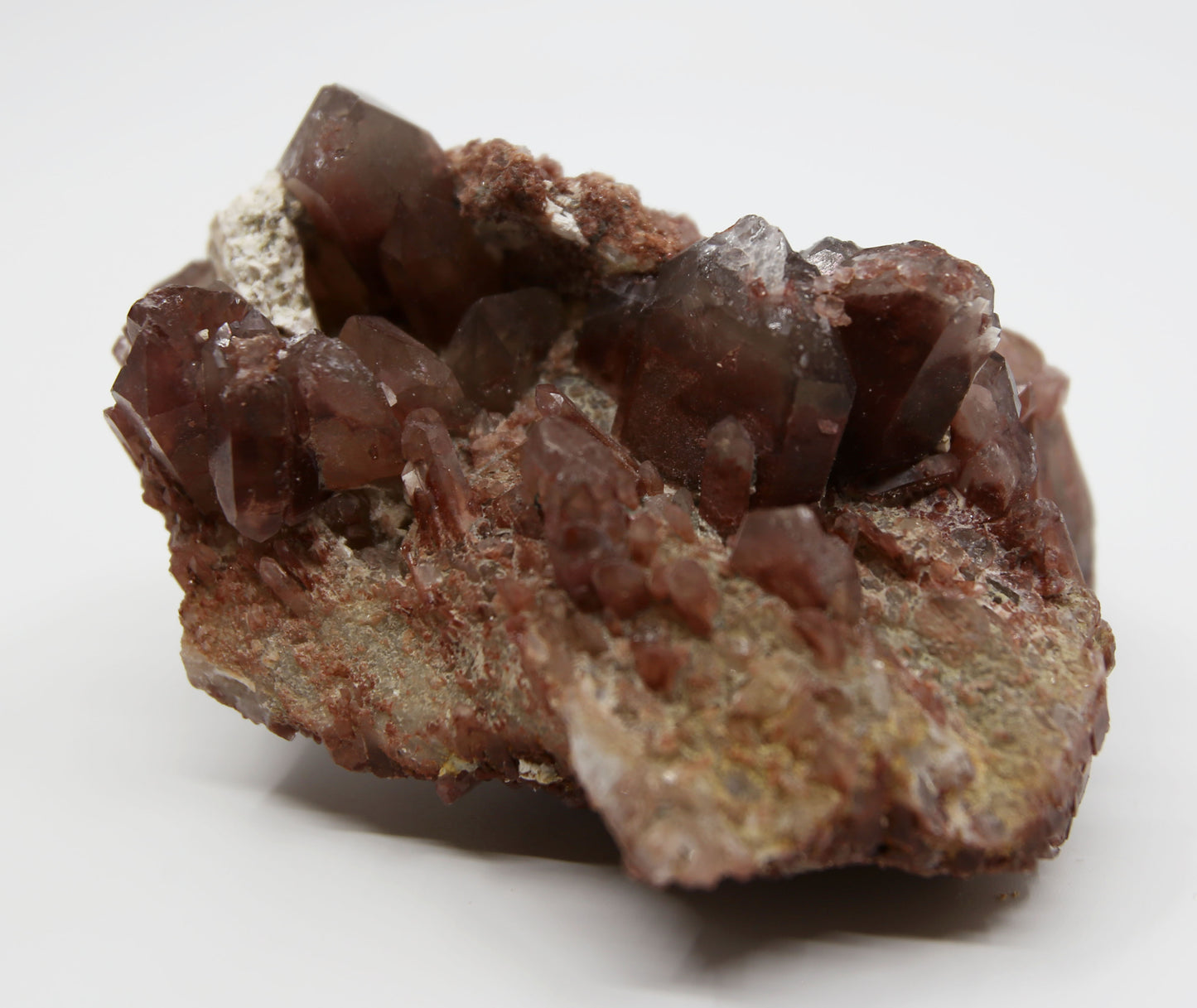 Hematite Quartz Cluster