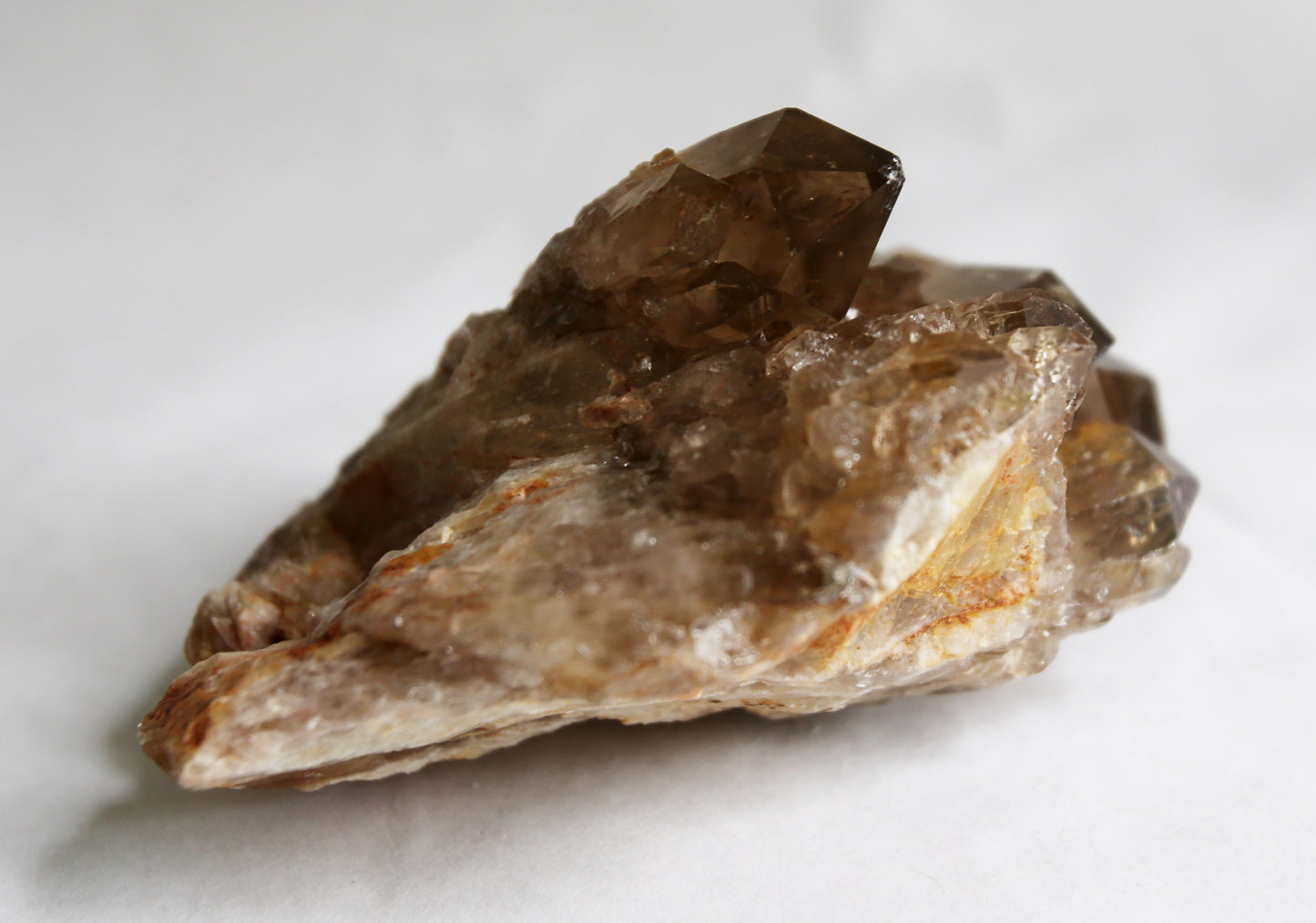 Natural Smoky Citrine Cluster