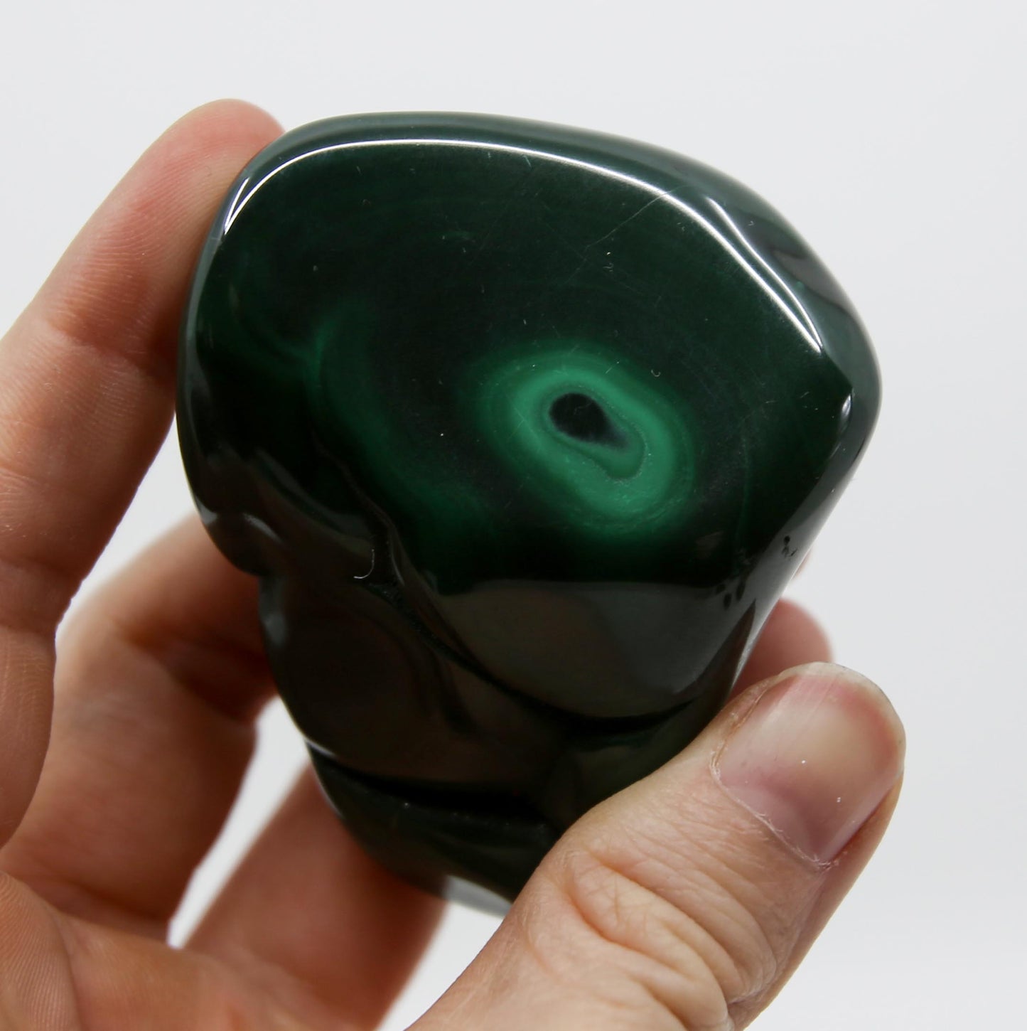 Malachite Palm Stone