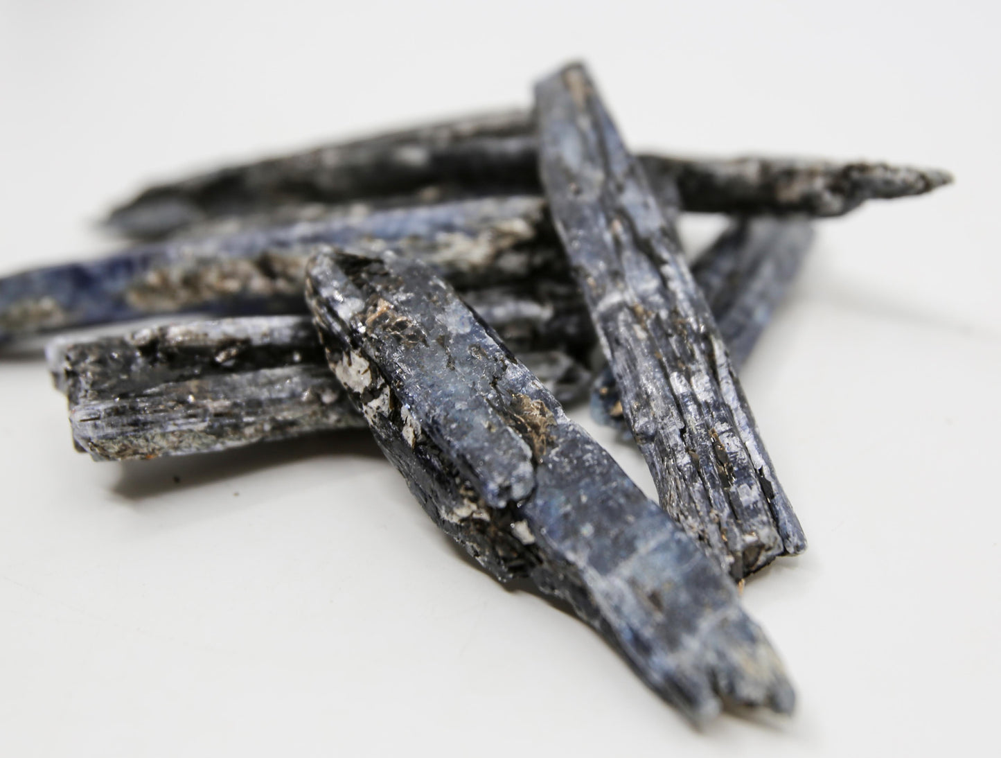 Natural Smoky Blue and Black Kyanite