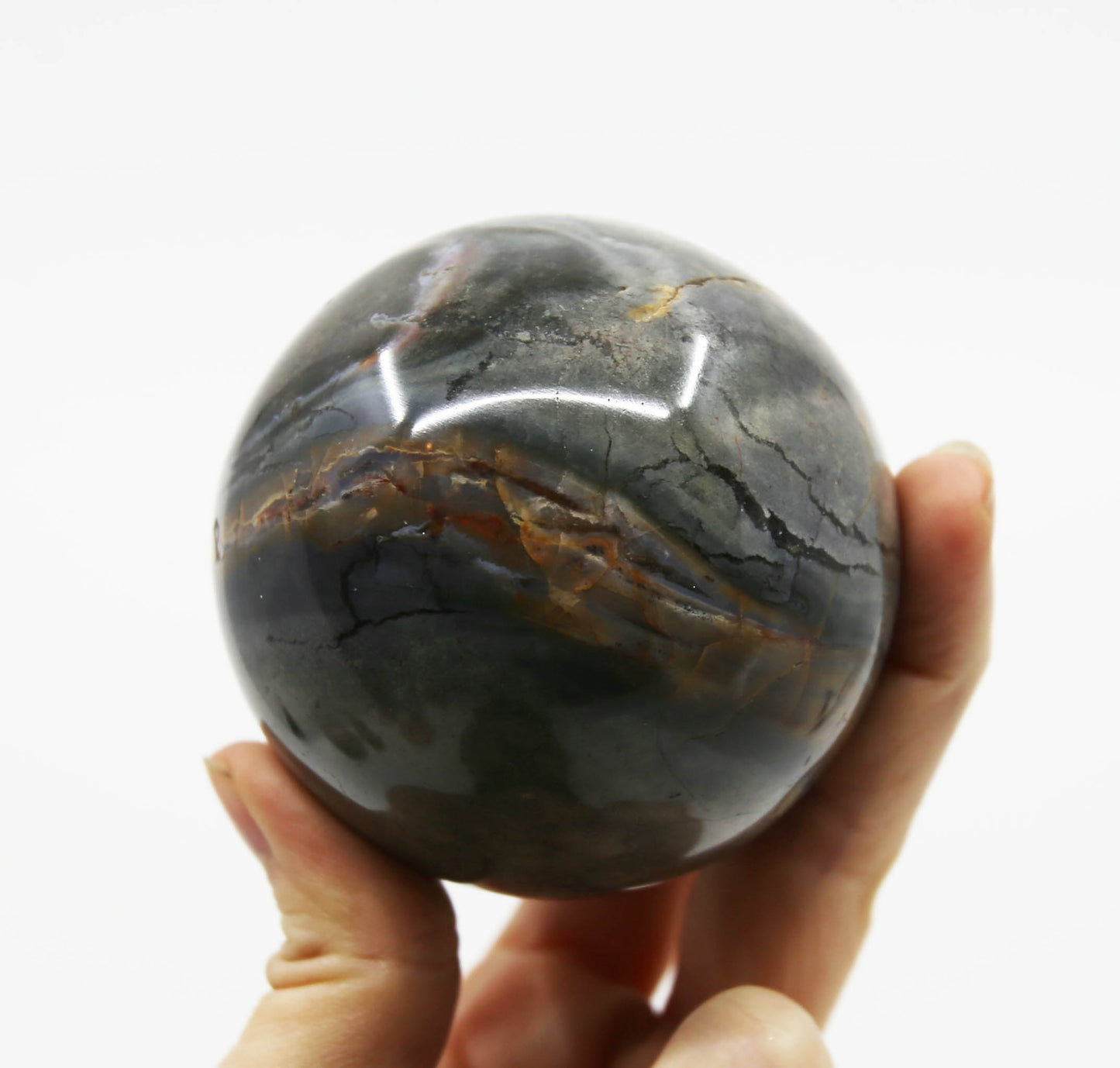 Ocean Jasper Orb