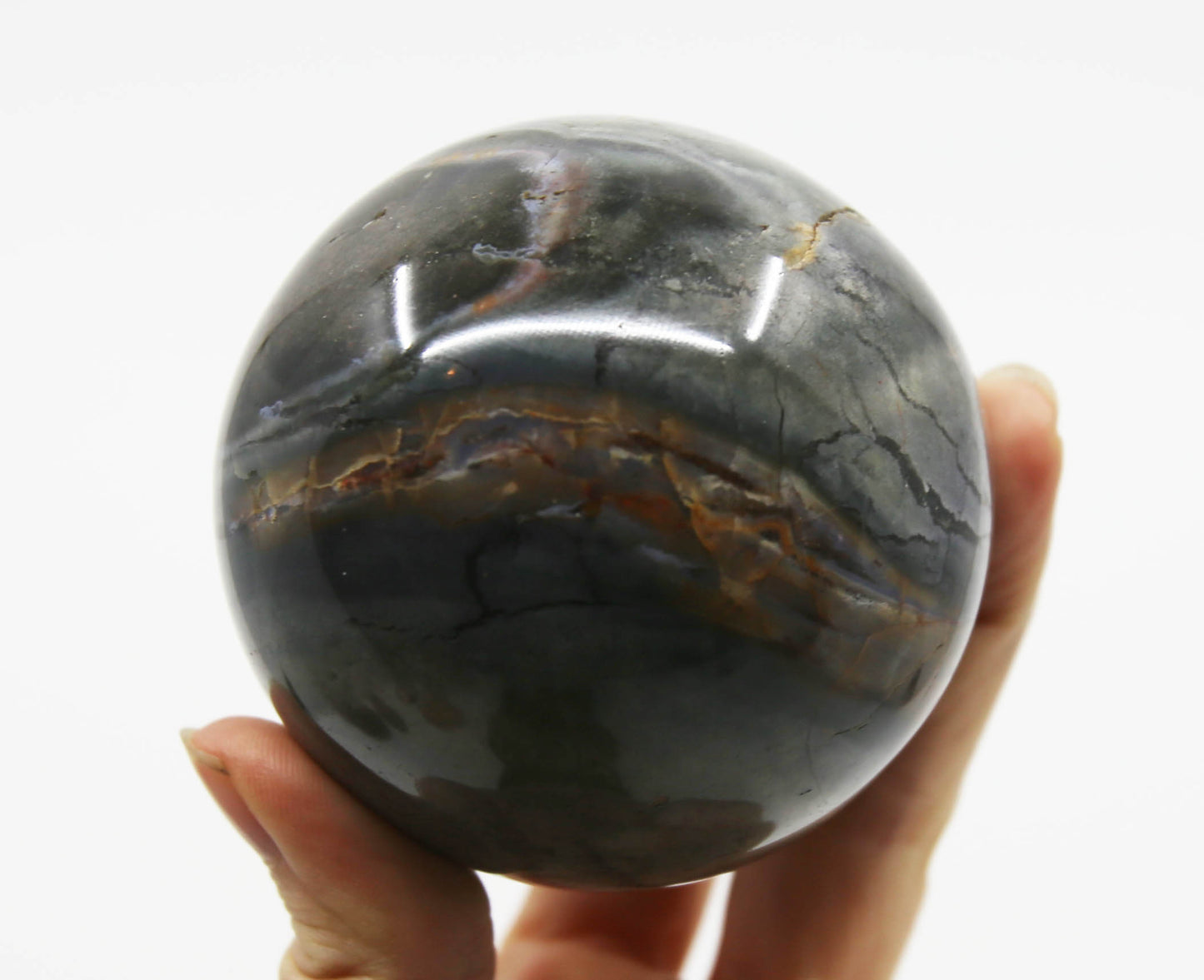 Ocean Jasper Orb