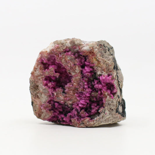 druzy pink dolomite mineral specimen
