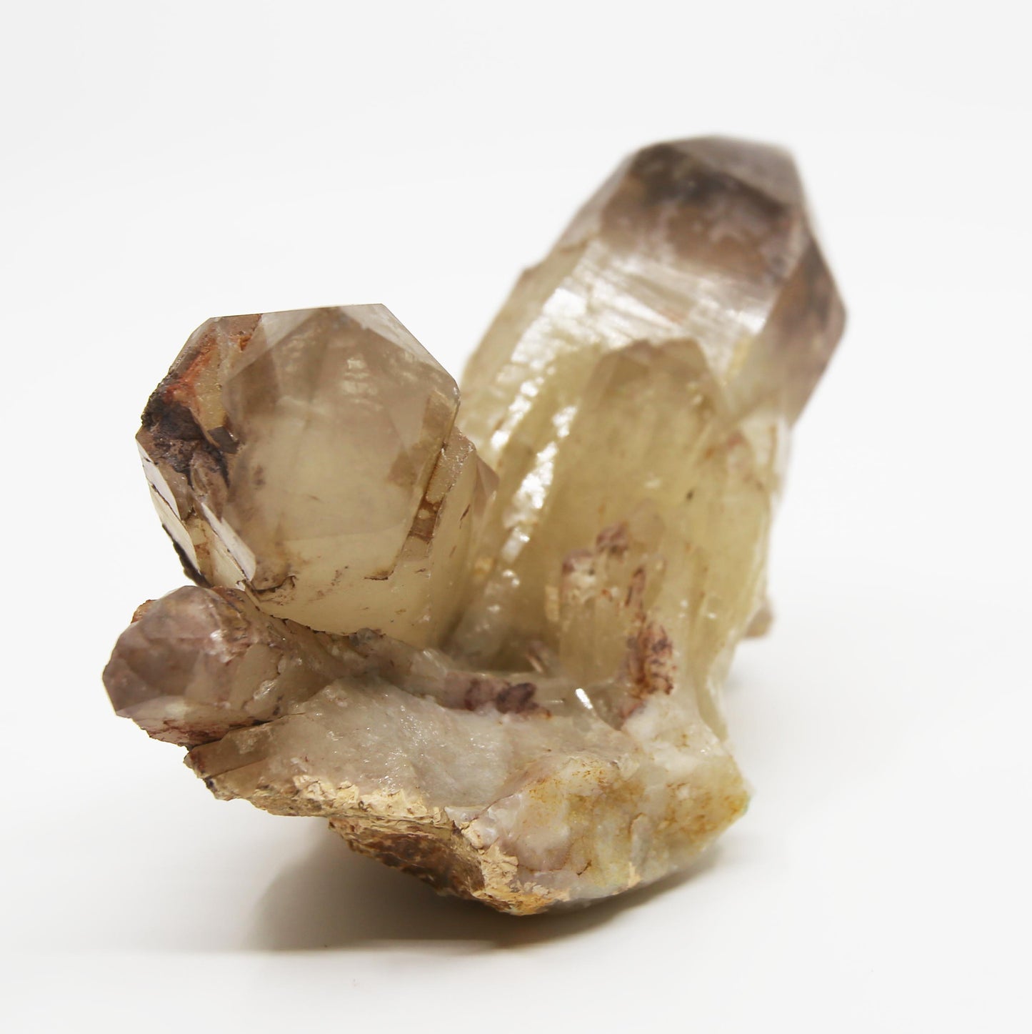 Red Hematite Cluster with Double Points