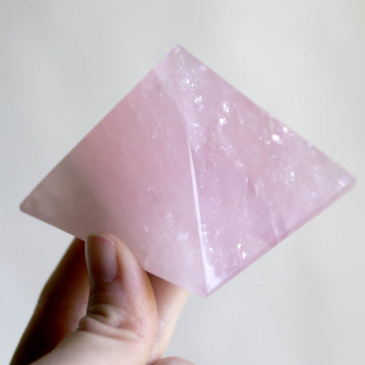 Large Rose Quartz Pyramid