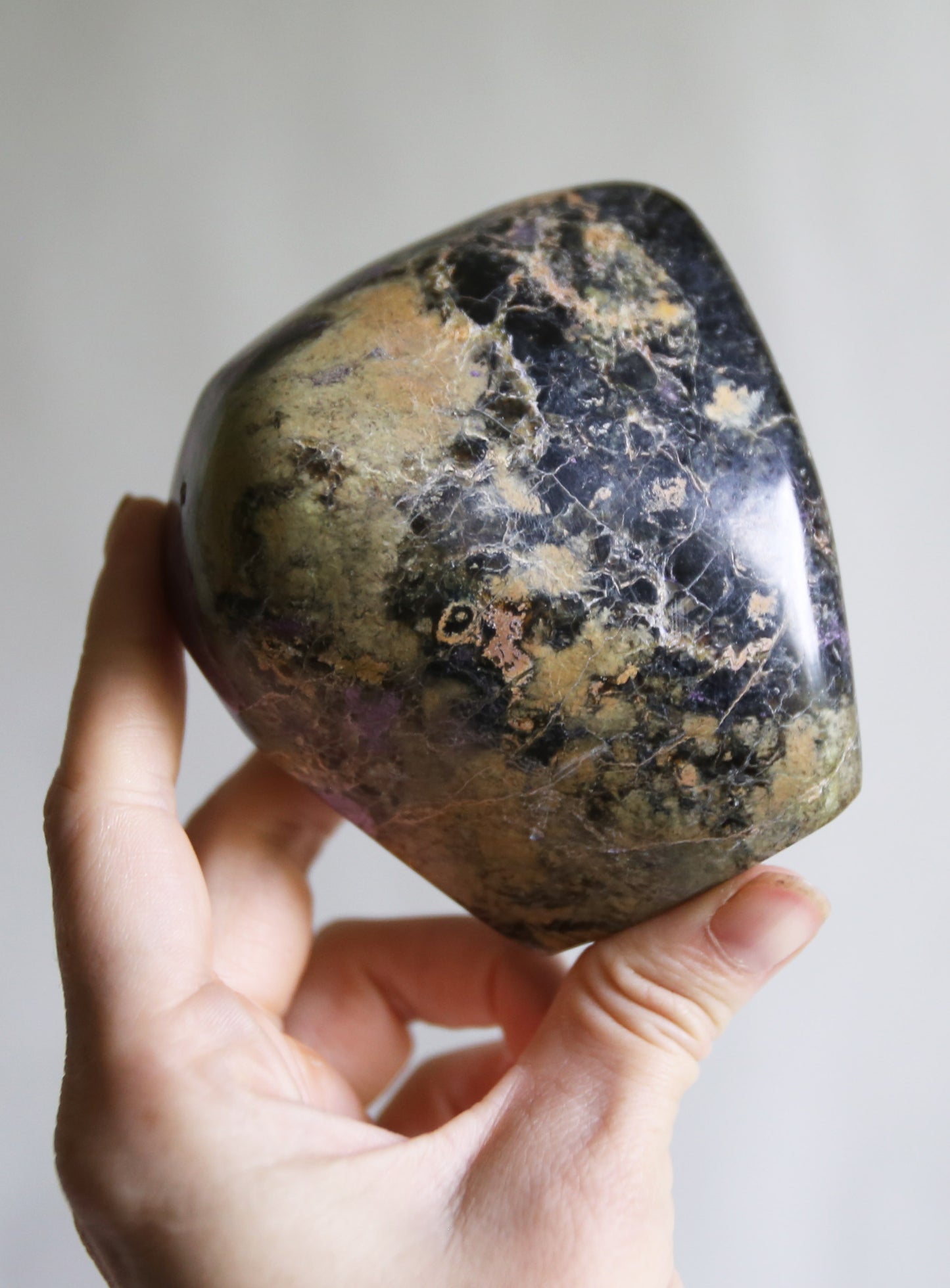 Stichtite and Serpentine Freeform