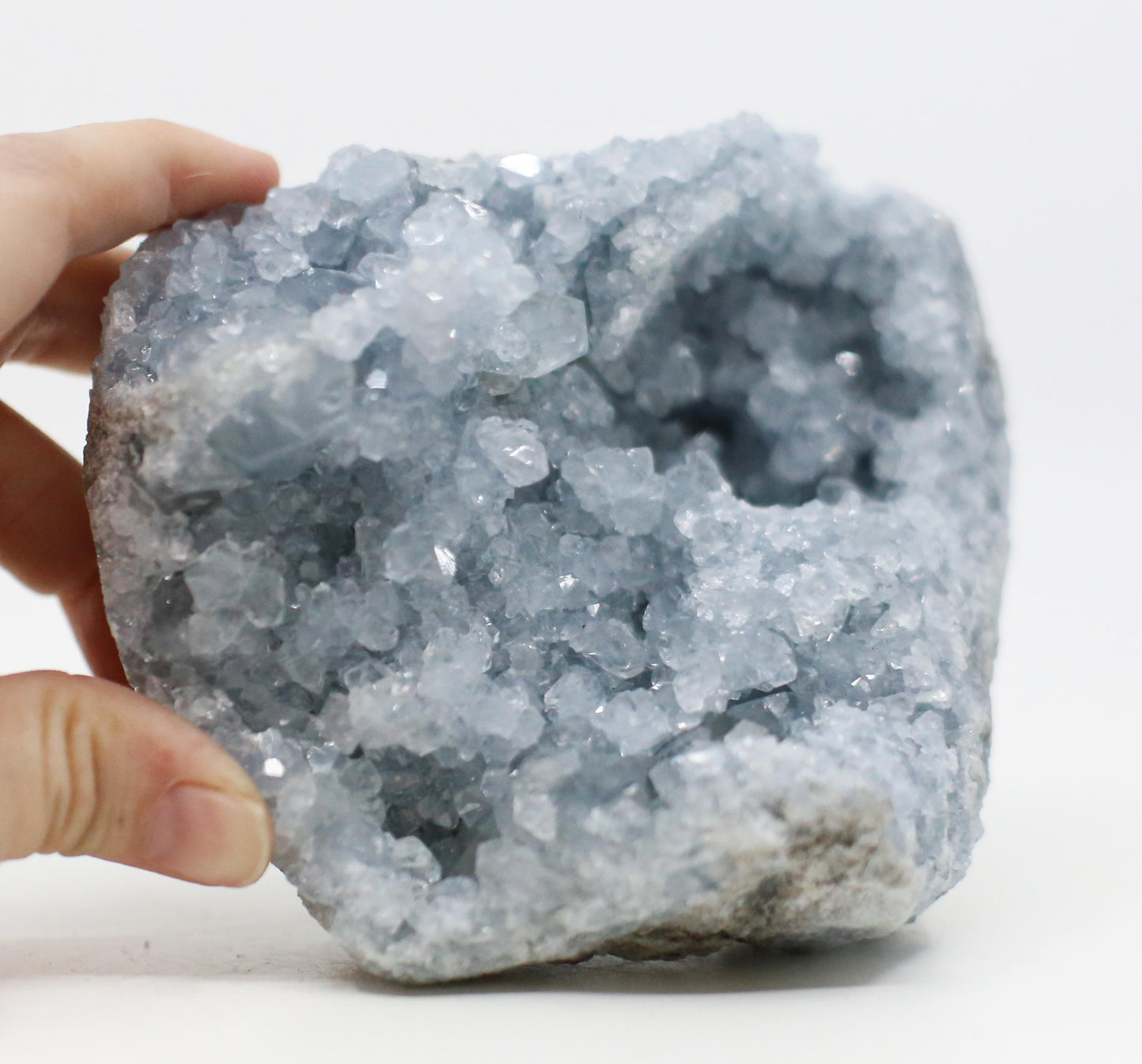 Large Druzy Celestite Cluster