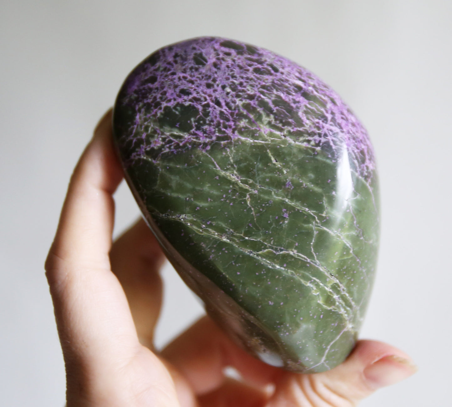 Serpentine and Stichtite Freeform