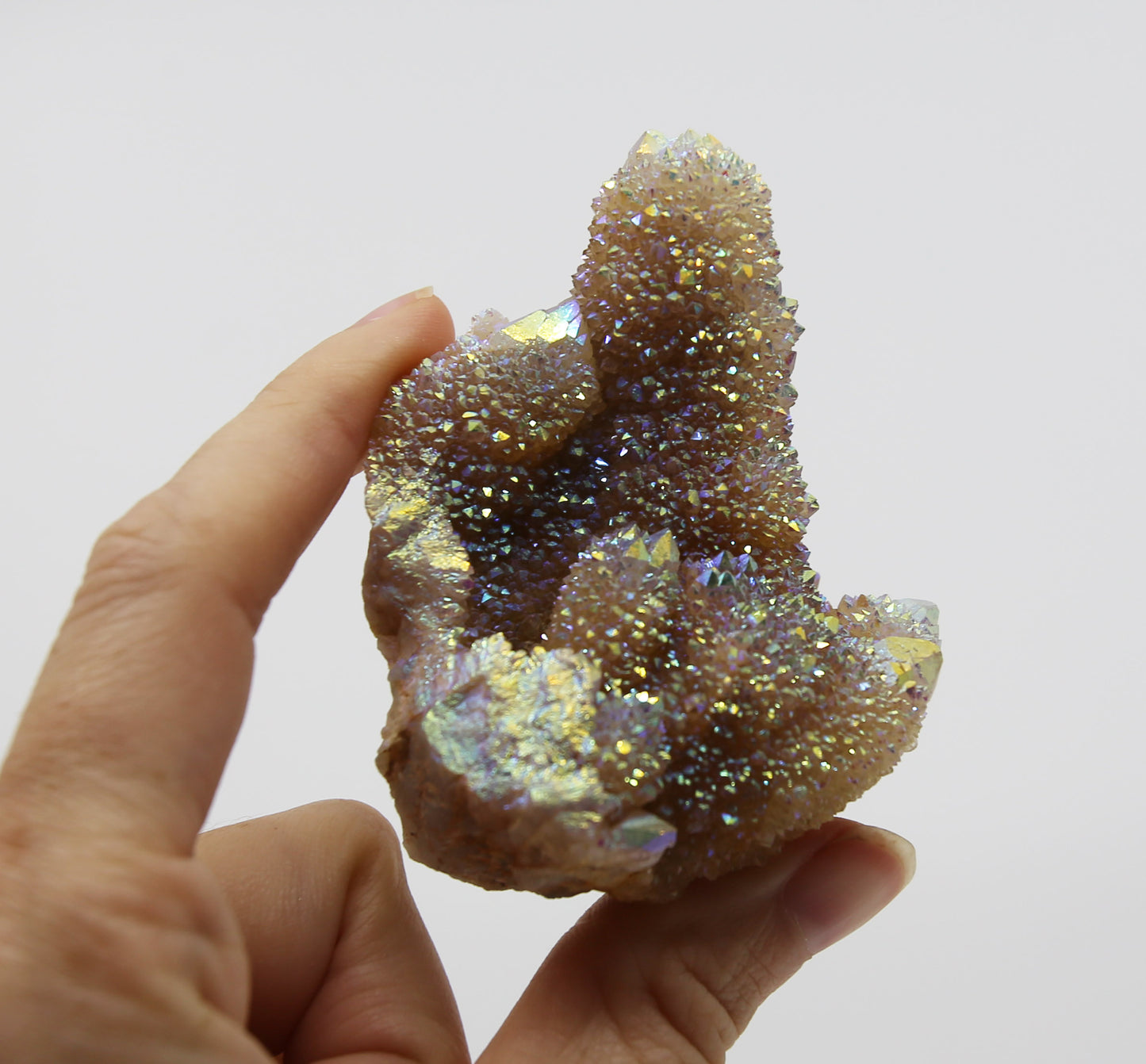 Aura Spirit Quartz Cluster