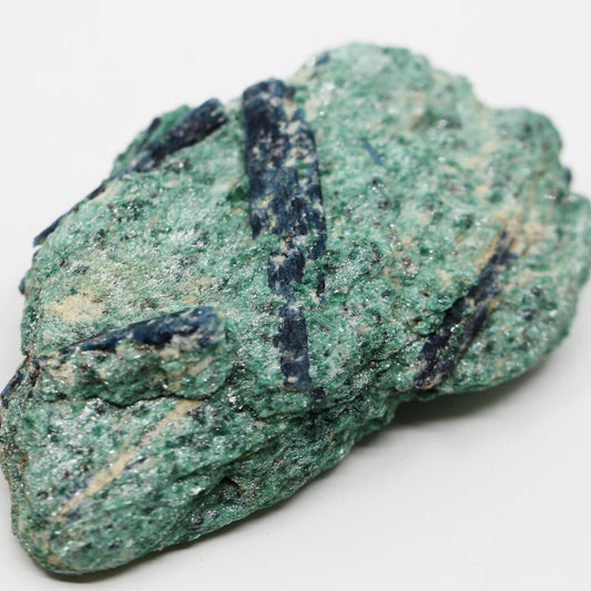 Green Kyanite in Fuchsite Matrix