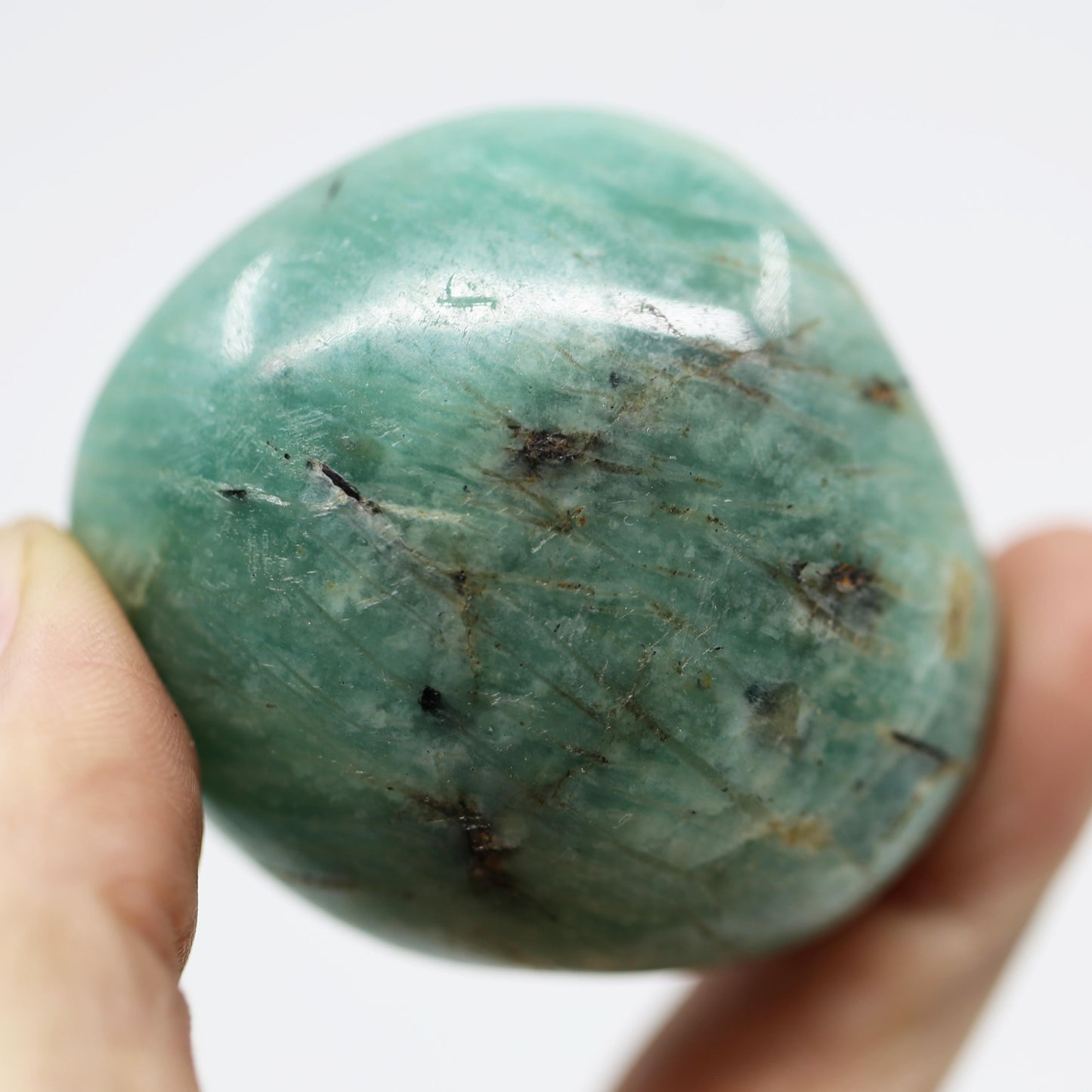 Amazonite Palm Stone