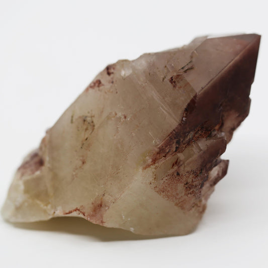 Hematite Quartz Point