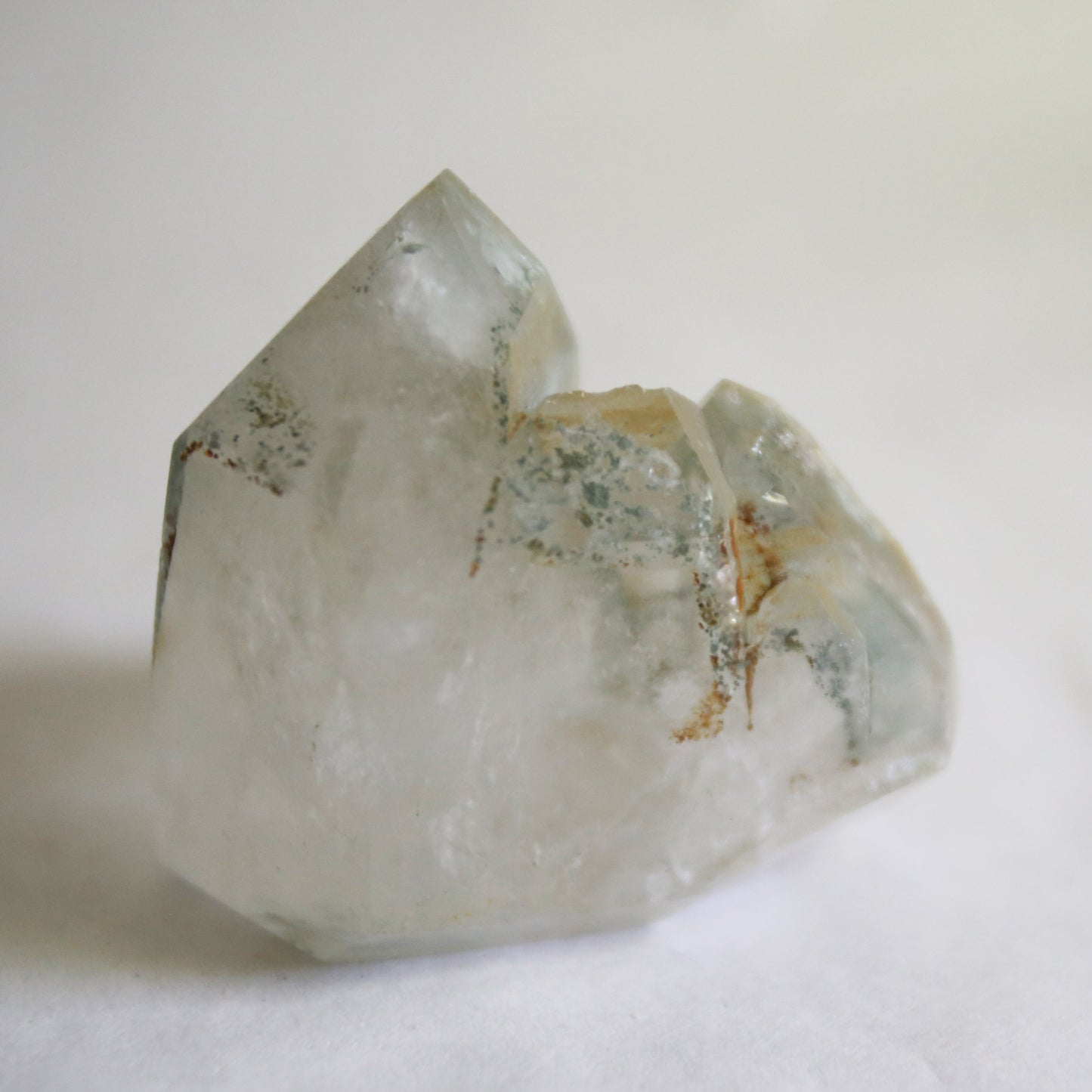 Chlorite Quartz Tower with Four Facets