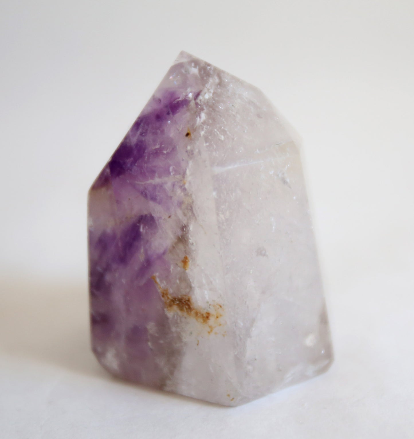 Amethyst Quartz Tower with Rainbow Prisms