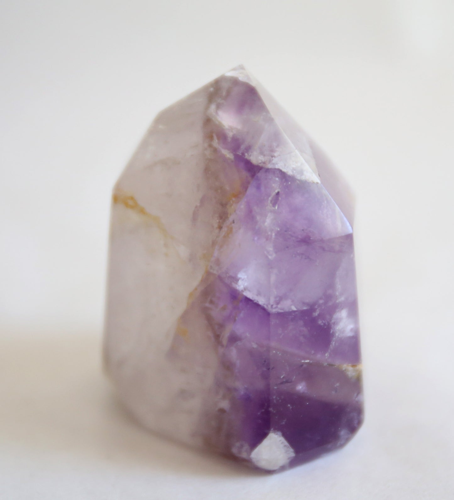 Amethyst Quartz Tower with Rainbow Prisms