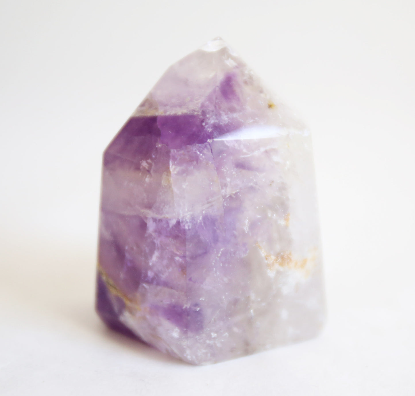 Amethyst Quartz Tower with Rainbow Prisms