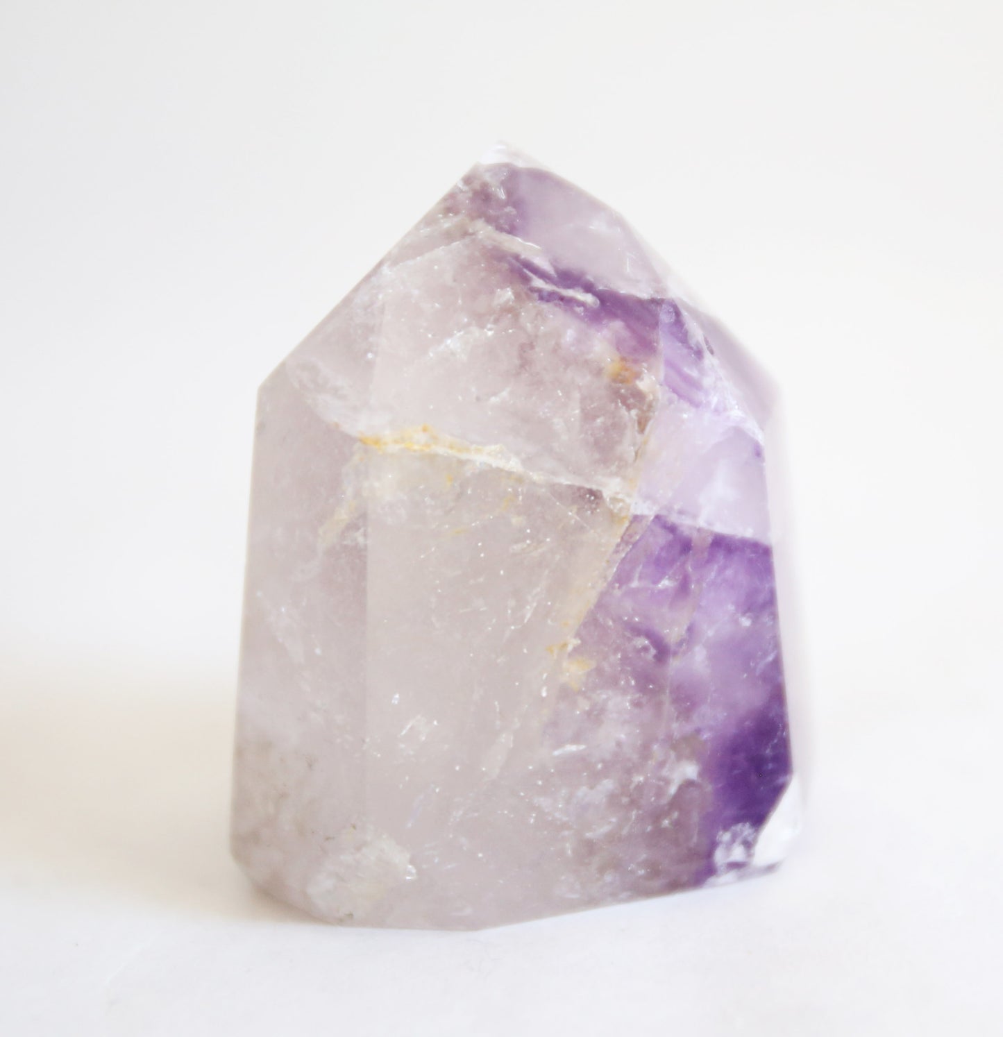 Amethyst Quartz Tower with Rainbow Prisms