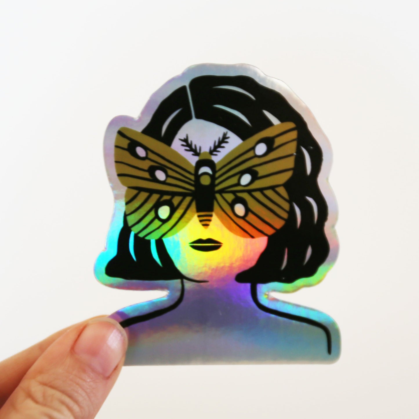 Golden Moth Sticker