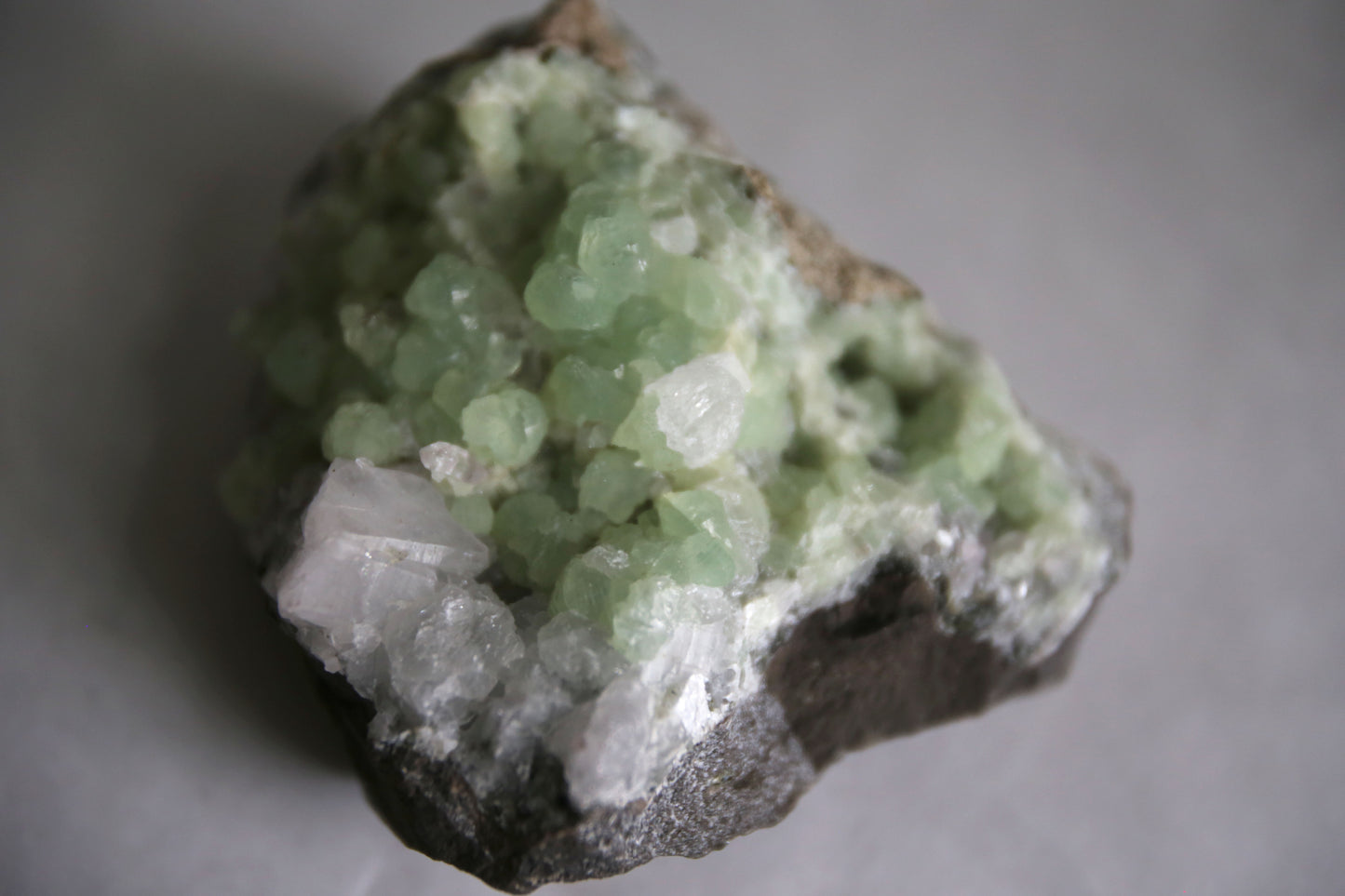 Brandberg Prehnite and Quartz Specimen