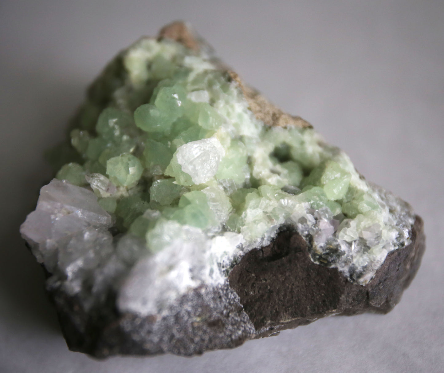 Brandberg Prehnite and Quartz Specimen
