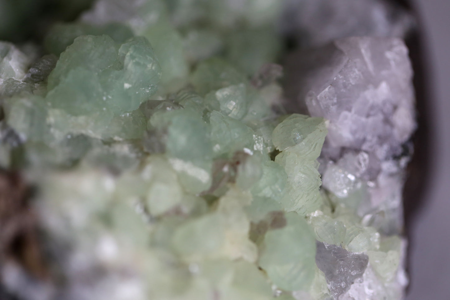 Brandberg Prehnite and Quartz Specimen