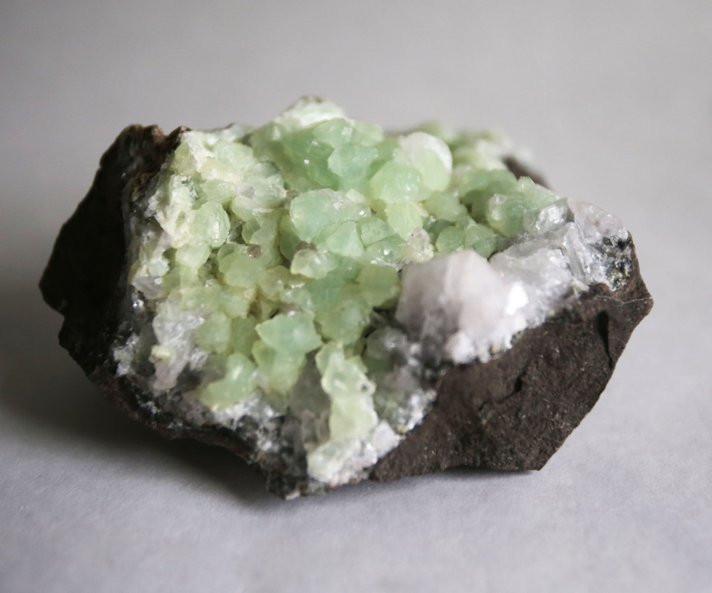 Brandberg Prehnite and Quartz Specimen