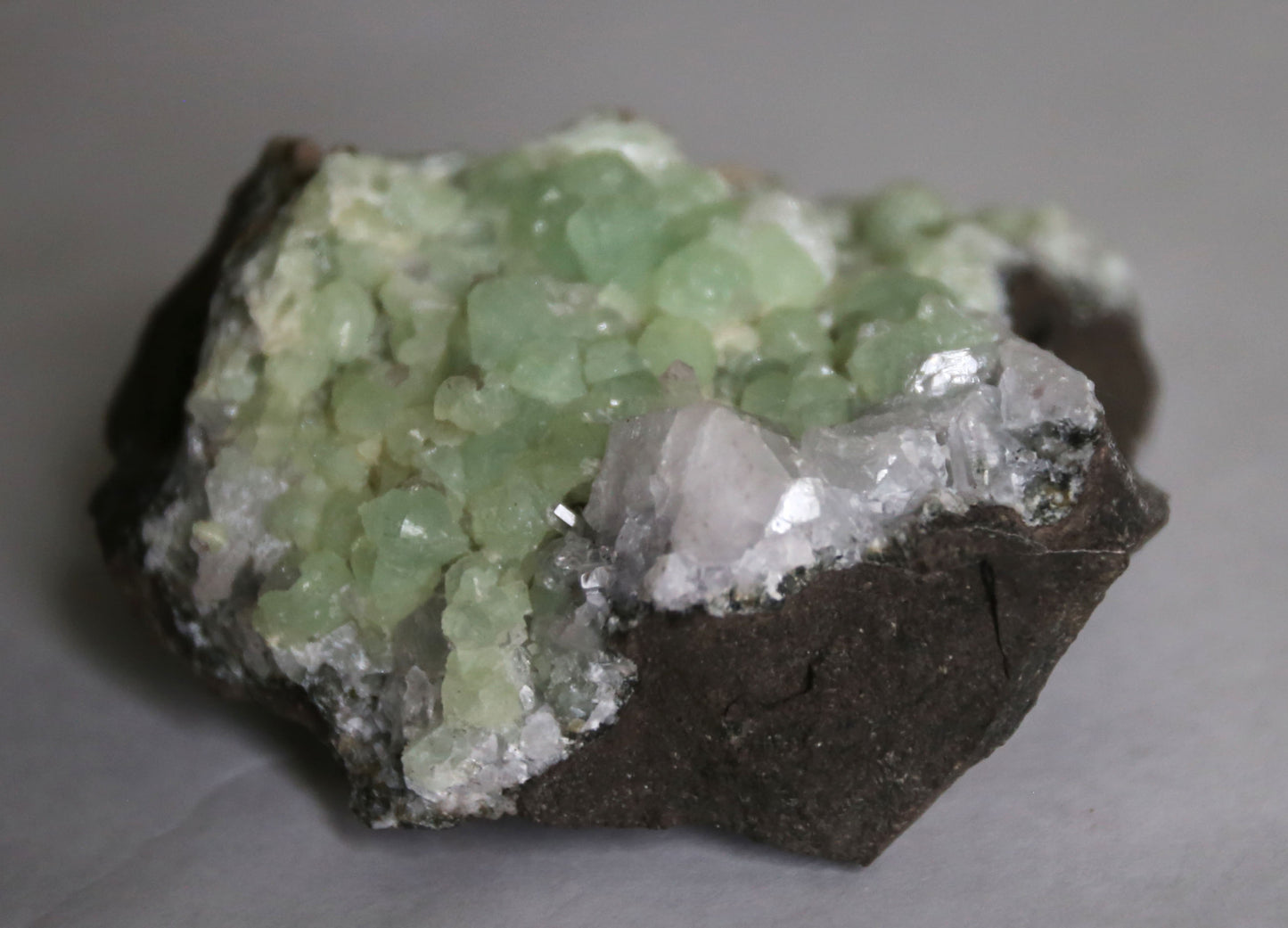 Brandberg Prehnite and Quartz Specimen