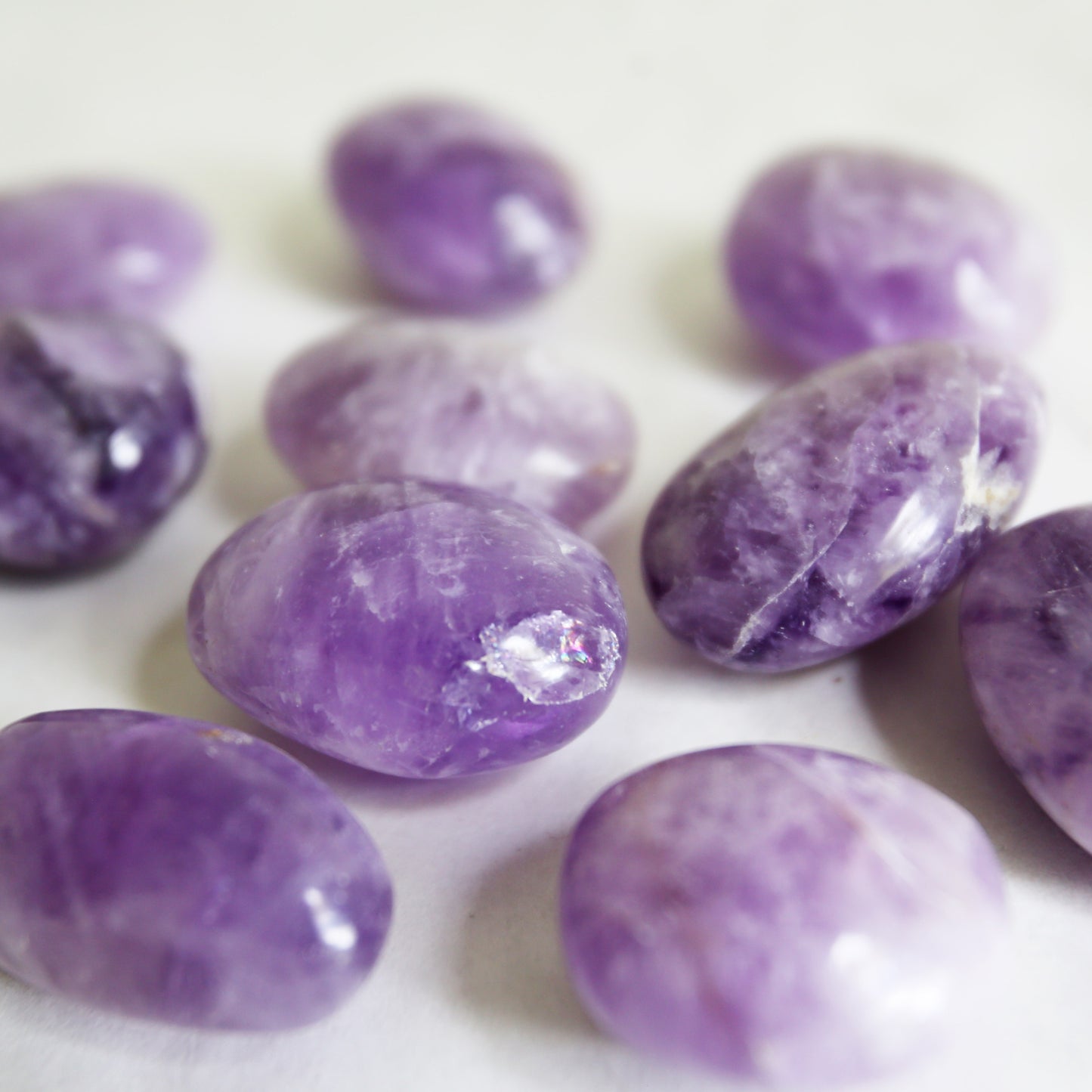 Amethyst Palm Stones