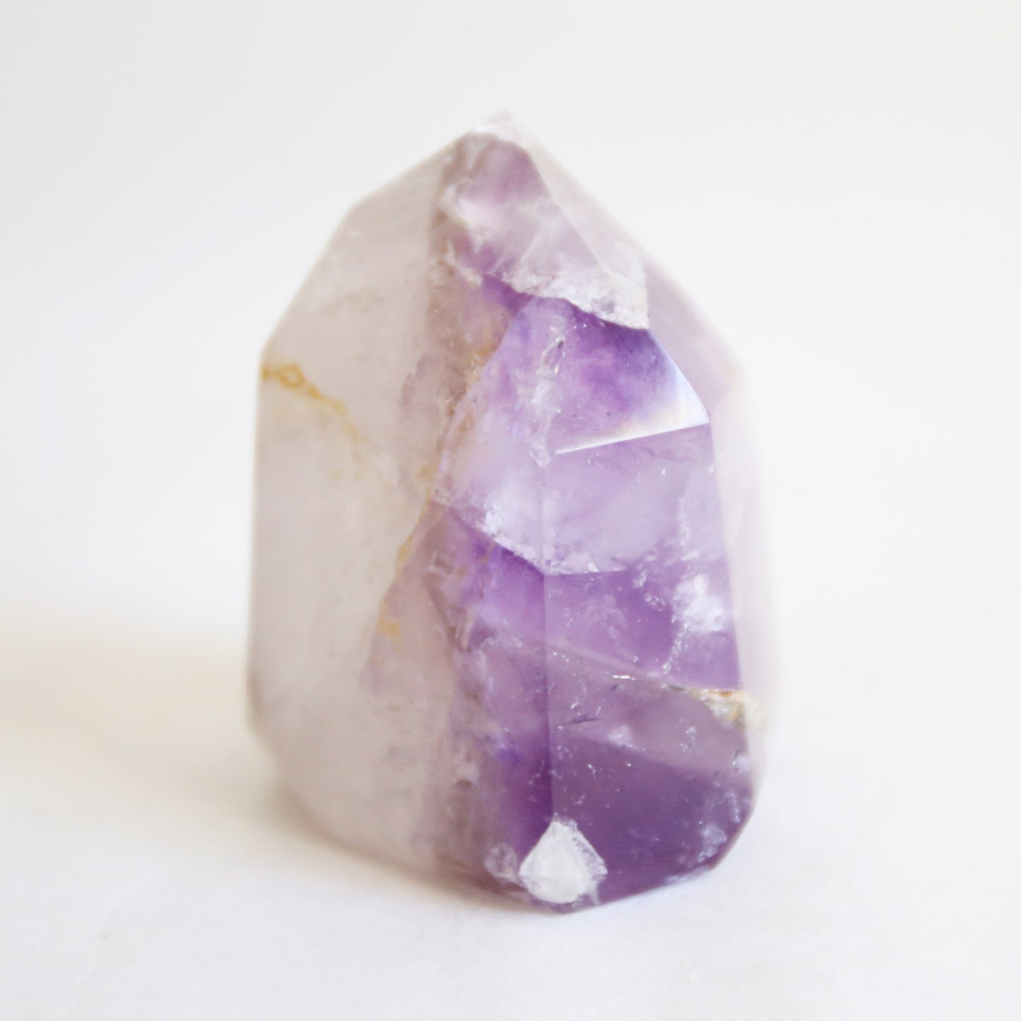 Amethyst Quartz Tower with Rainbow Prisms