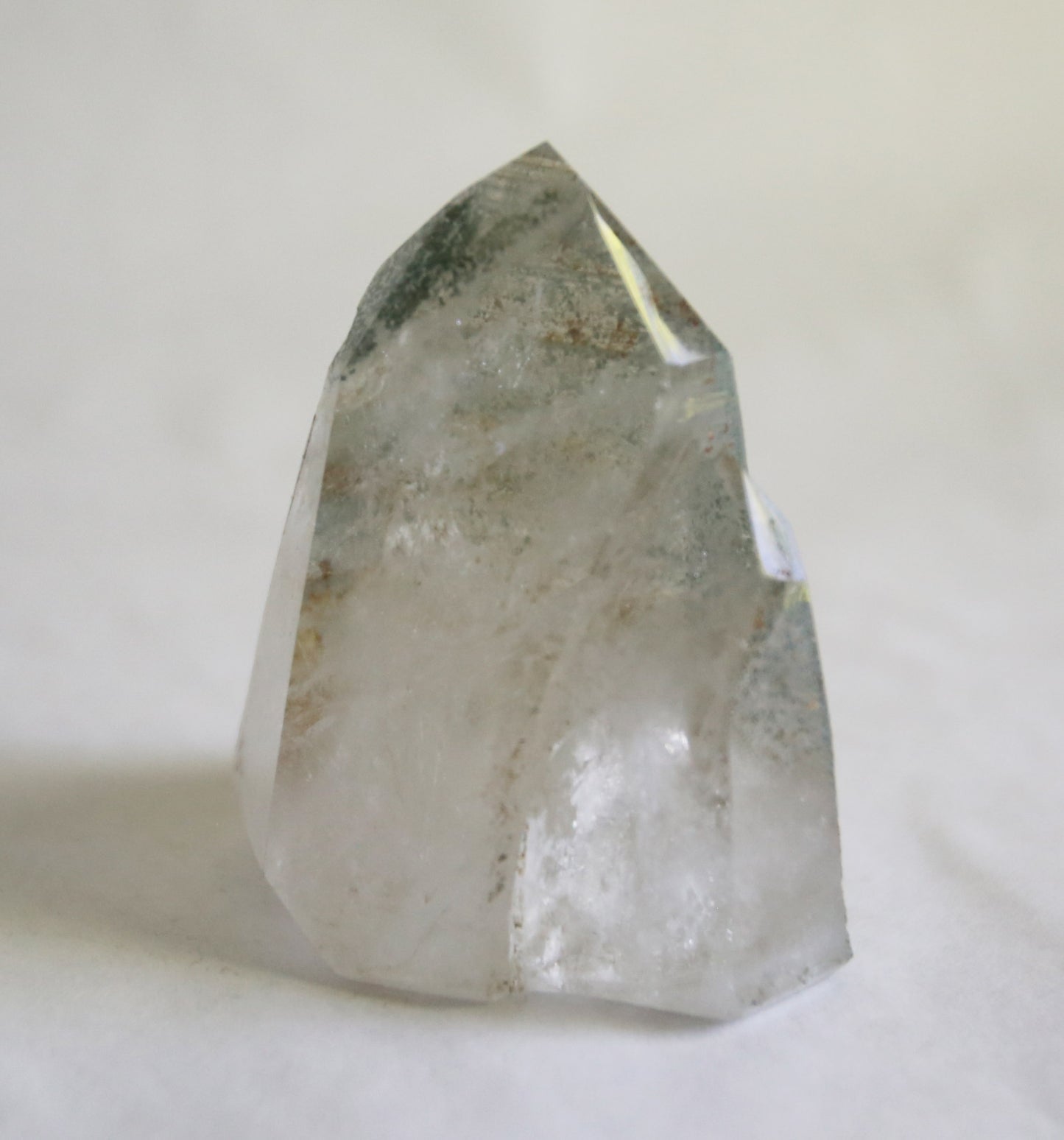 Double Pointed Chlorite Quartz Tower