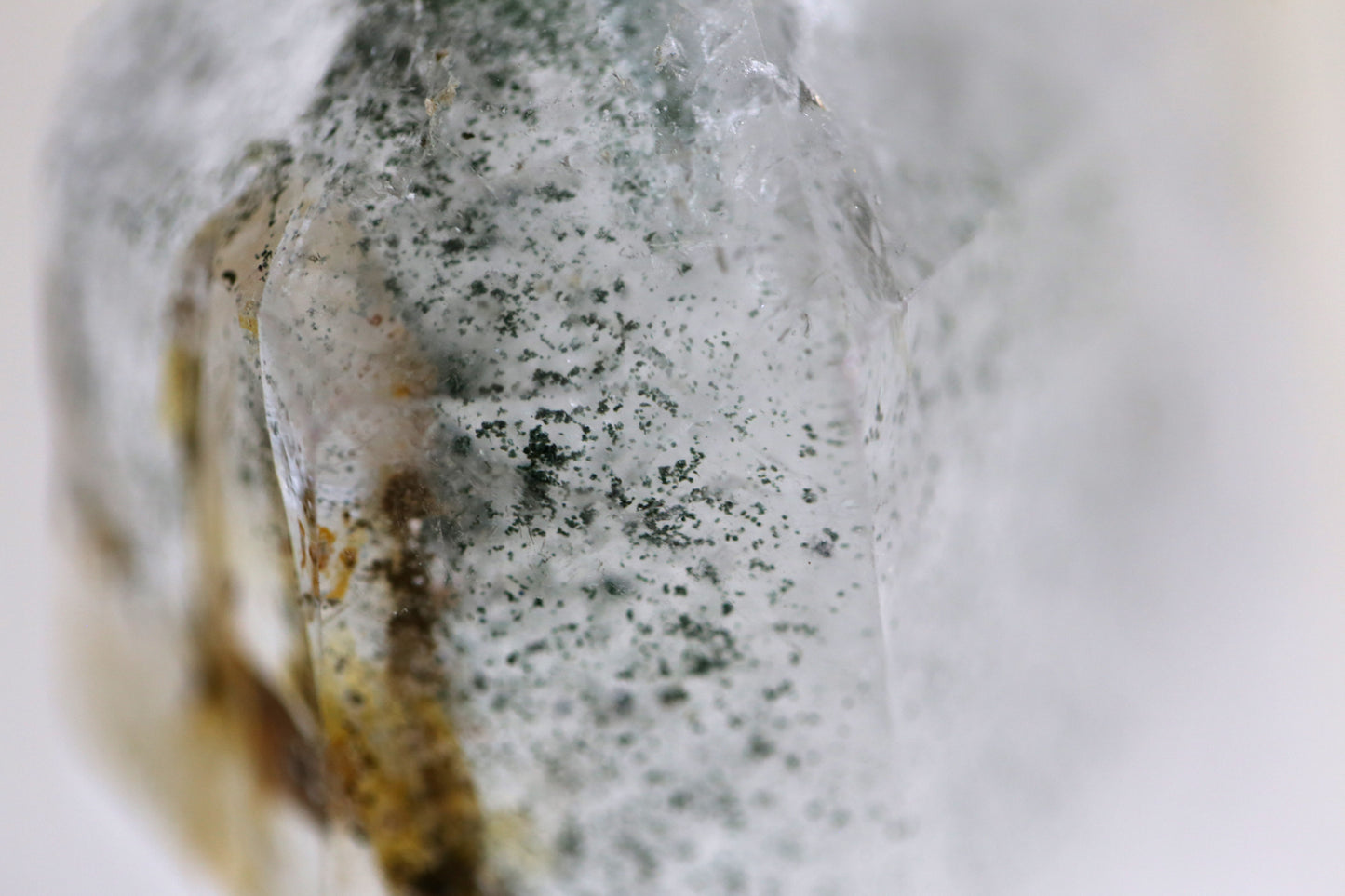 Clear Quartz with Chlorite Inclusions