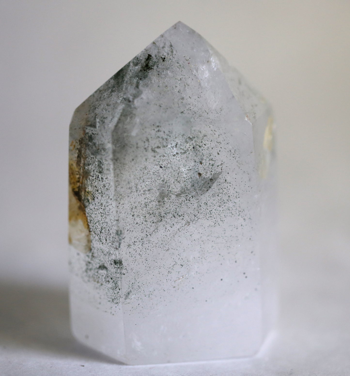 Clear Quartz with Chlorite Inclusions